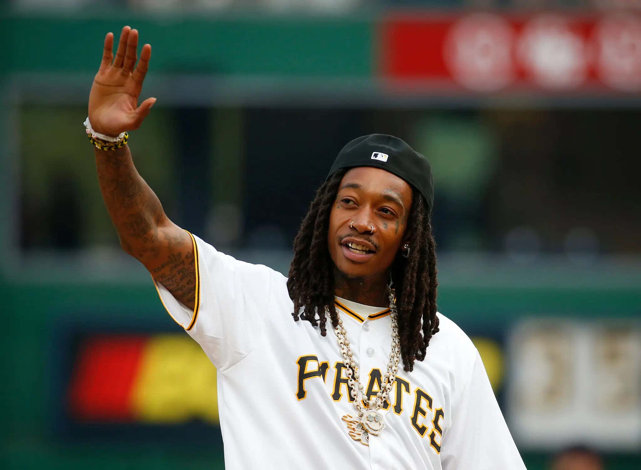 Wiz Khalifa Got "Shroomed Out" And Threw The First Pitch For The Pirates