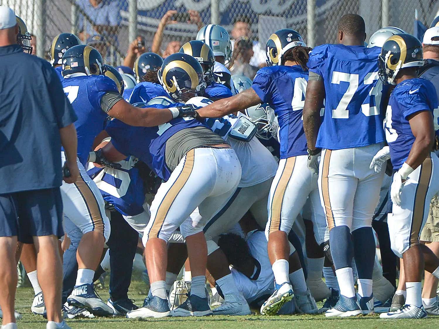 Football Is BACK My Top 3 Training Camp Fights Barstool Sports