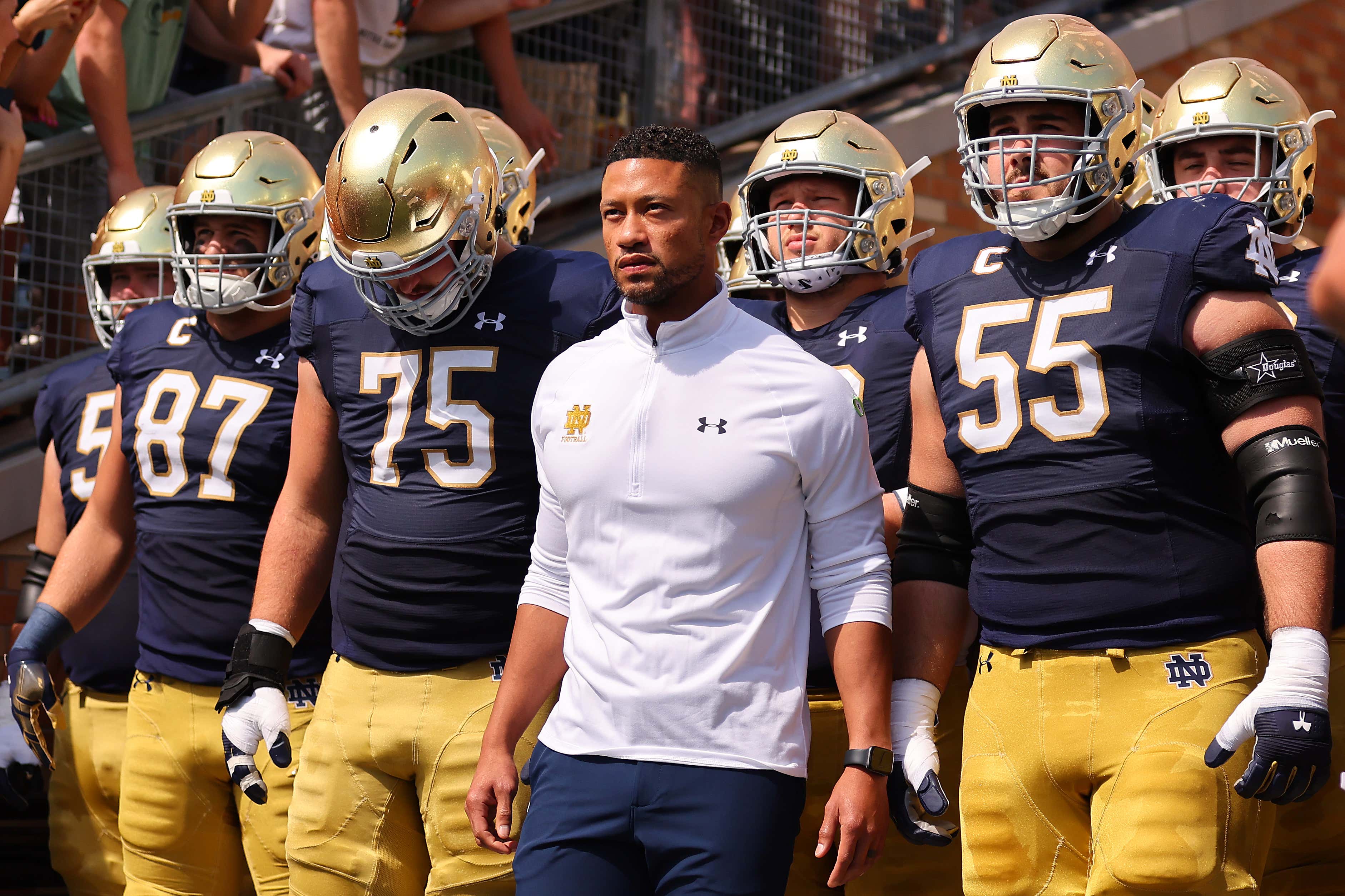 Marcus Freeman Got to Live Every Coach's Dream by Grilling a Reporter About HIS Terrible Playcalling in Youth Football