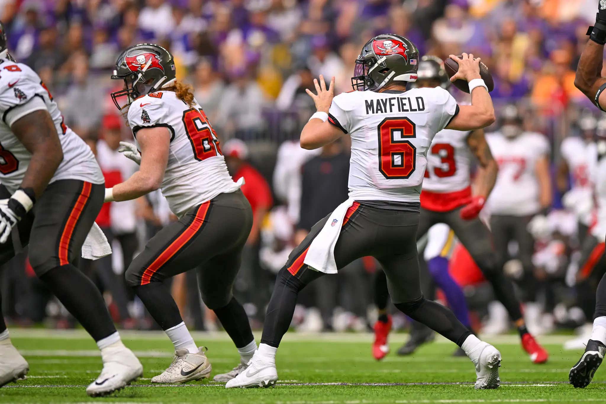 Bucs White explains how Mayfield picked up on Vikings' signals