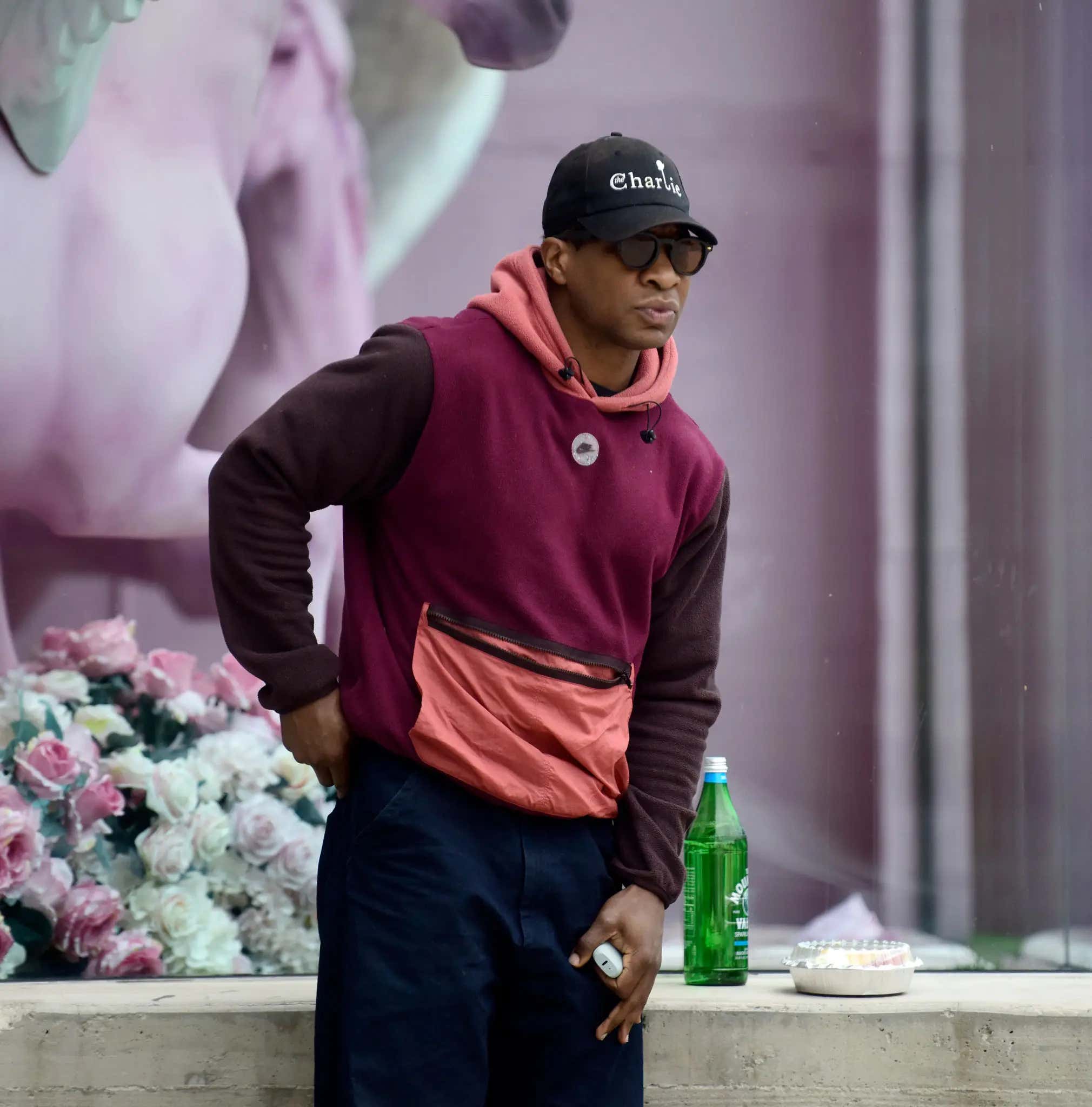 VIDEO: Jonathan Majors Appeared Out Of Nowhere To Break Up A Fight Between Two High School Girls