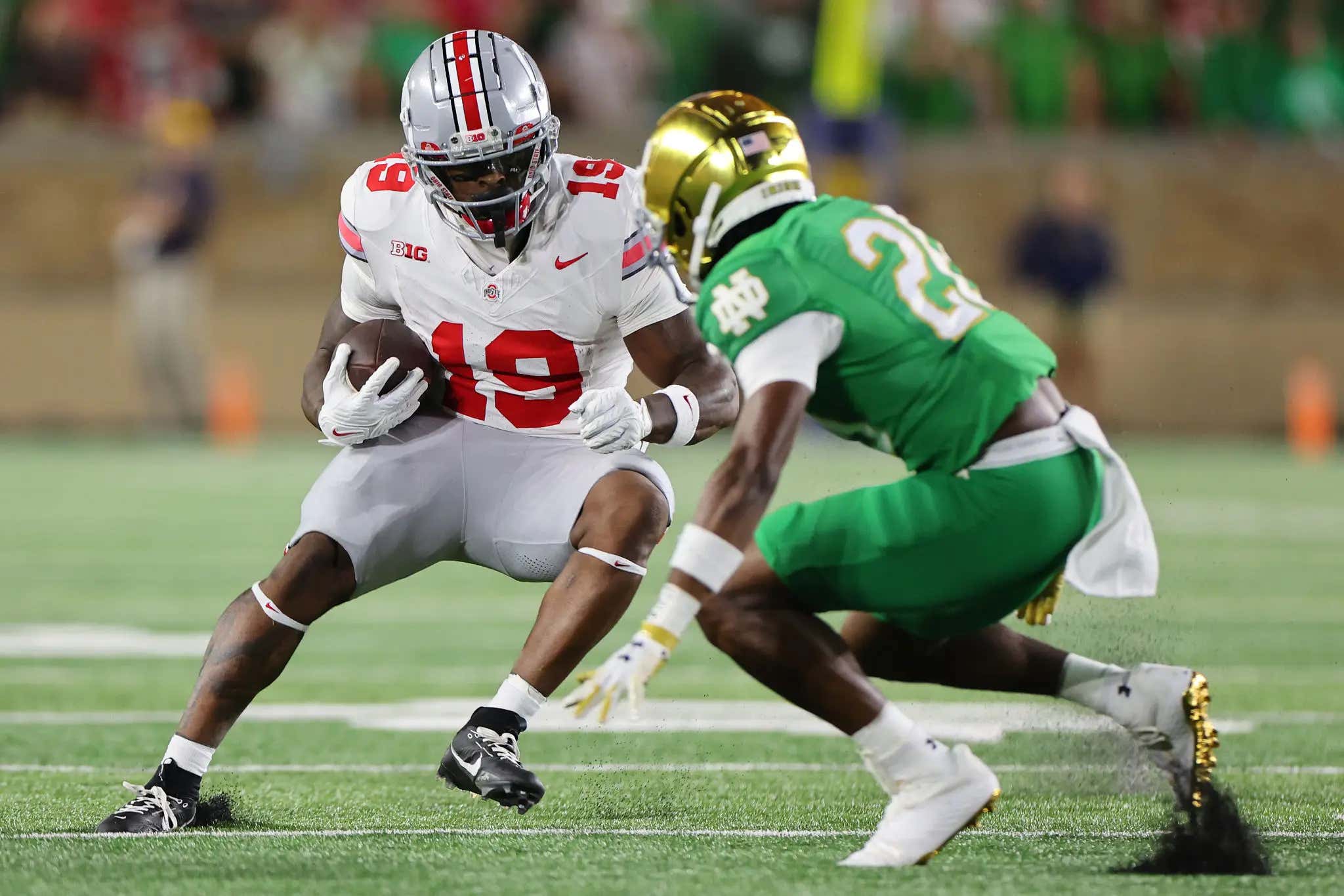 OHIO STATE WALKS OFF NOTRE DAME IN SOUTH BEND