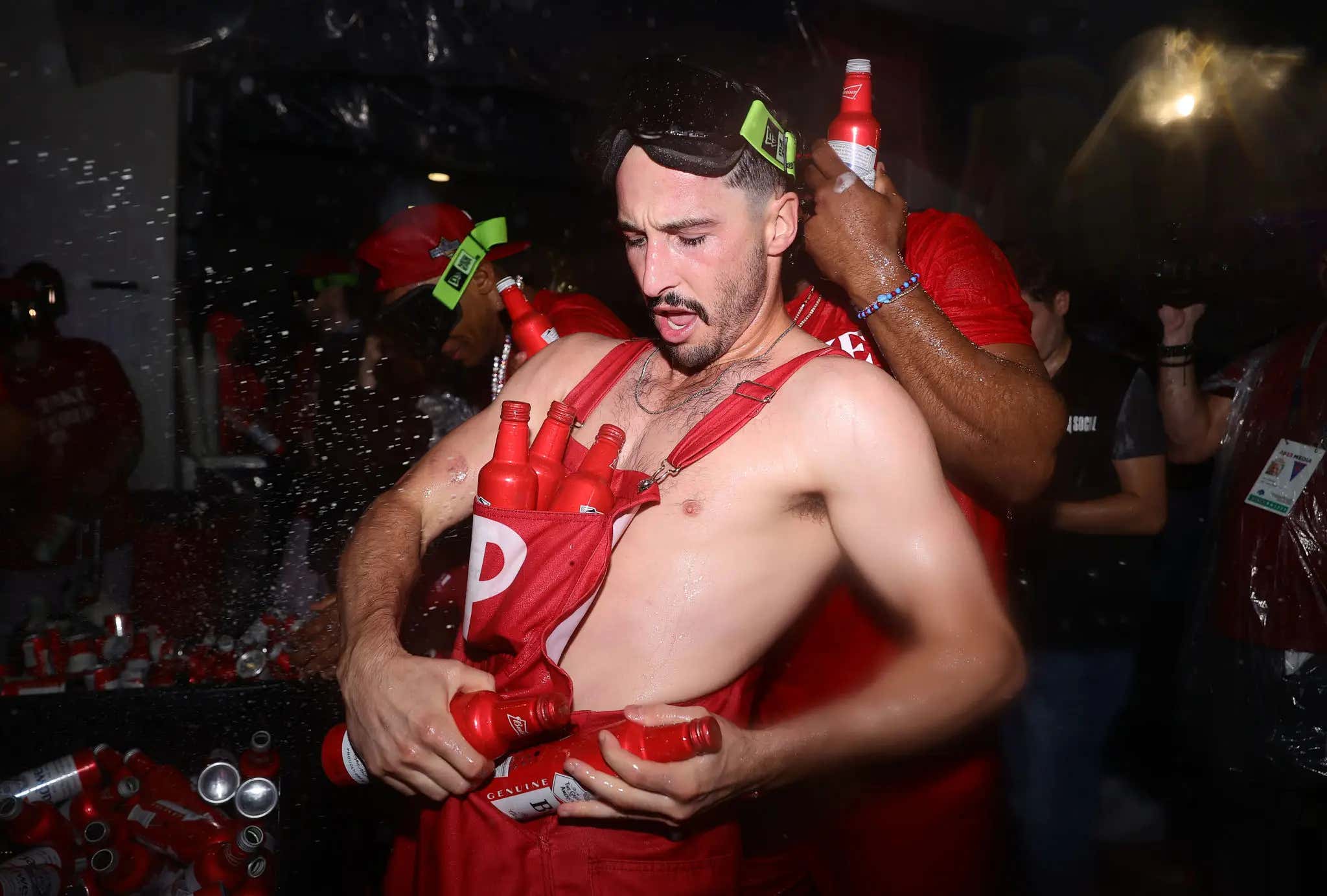 Winning Baseball Games Is Strictly An Excuse For The Phillies To Party Their Dicks Off