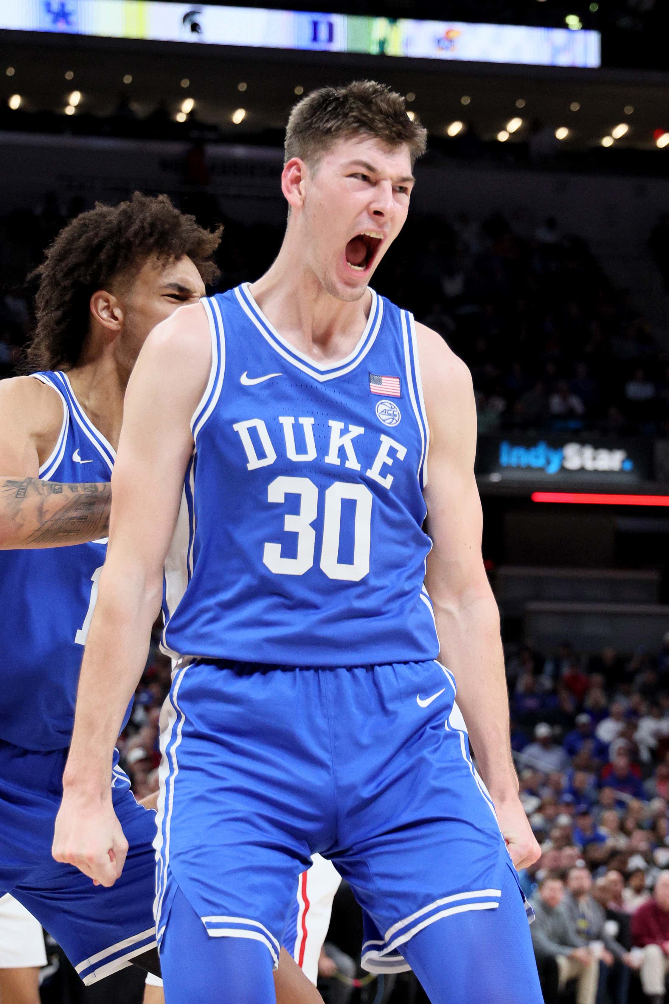 Kyle Filipowski Is An Absolute Warrior For Playing In Tonight's Game Despite Getting Run Over By Fans During Last Week's Court Storming