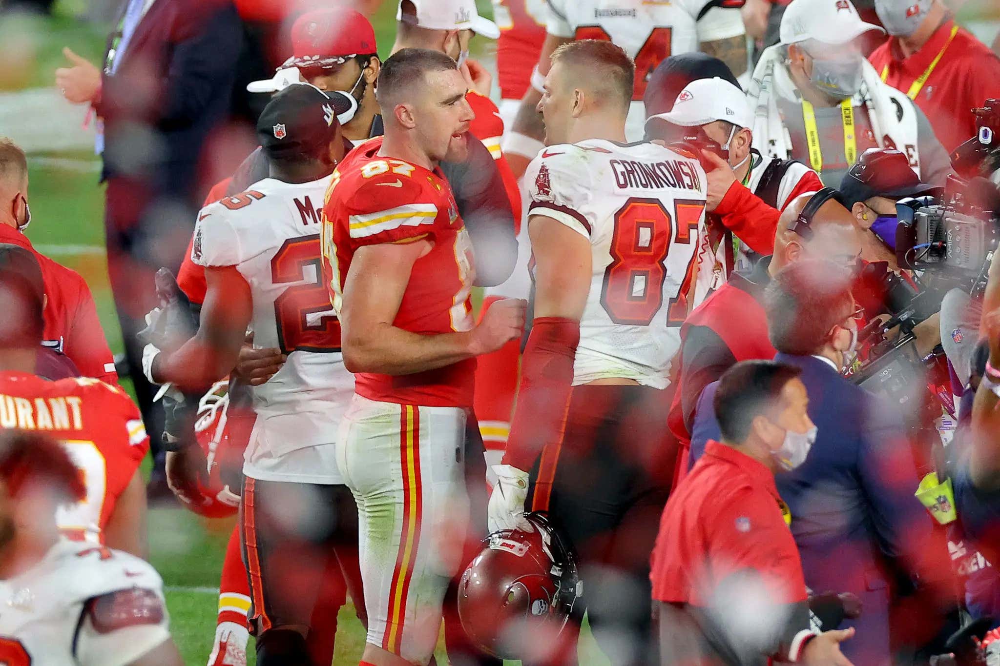 Gronk Had the Perfect Answer When Asked if Travis Kelce is the GOAT of Tight Ends