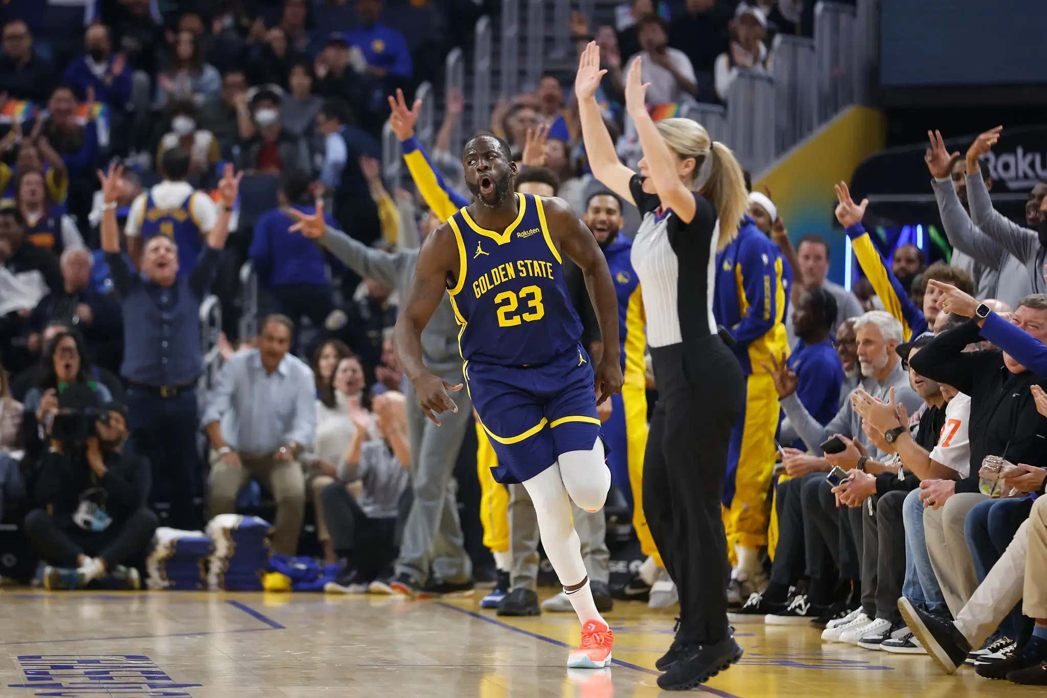 "This Is A Group That Likes Being Together" - Draymond Green Took Another Shot At Jordan Poole Suggesting The Chemistry Is So Much Better In Golden State This Season, Completely Ignoring The Part Where He Punched A Teammate In The Face