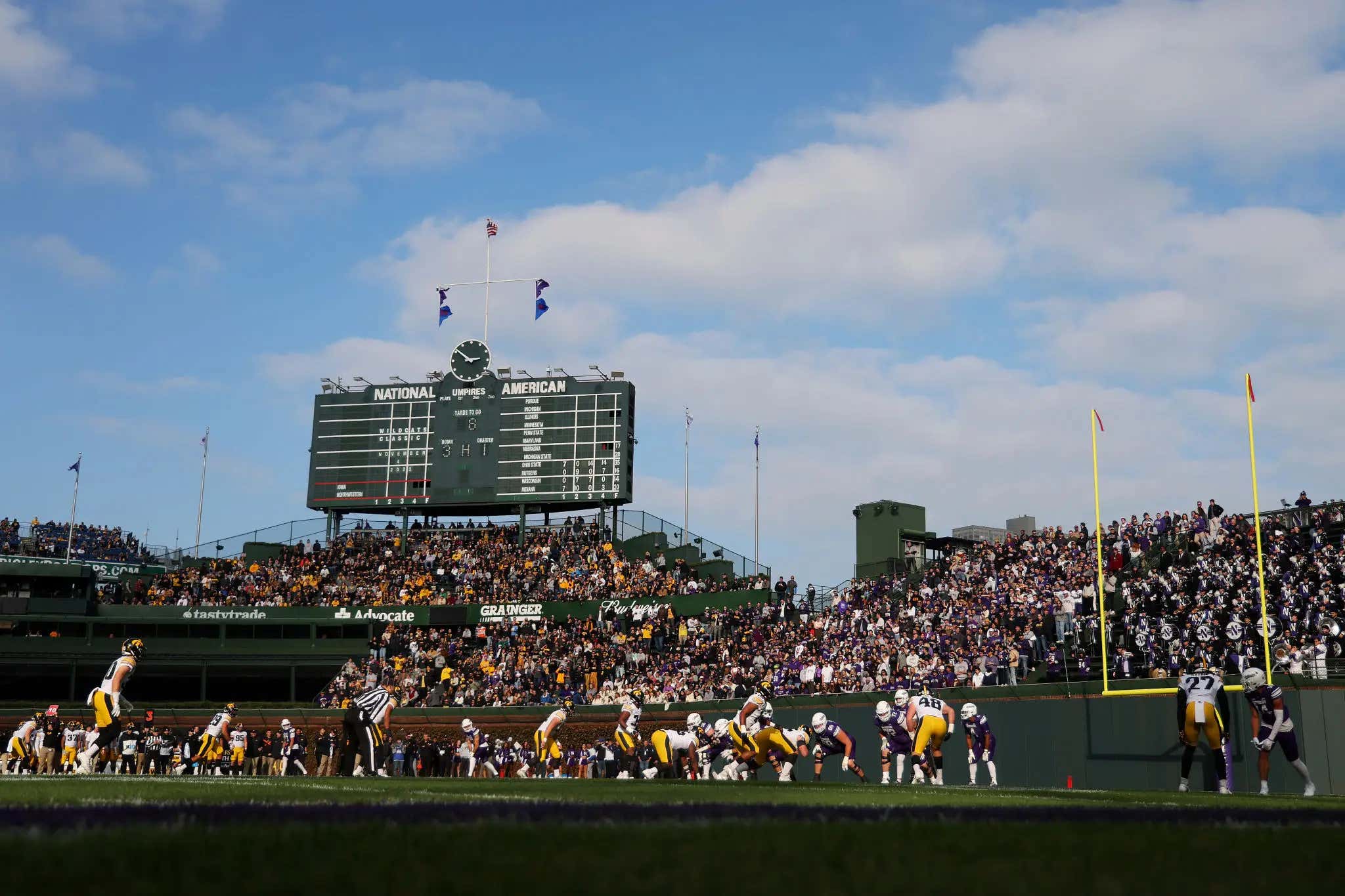 The Cubs Had 6 Home Games This Season That Were Higher Scoring Than Iowa-Northwestern At Wrigley Field