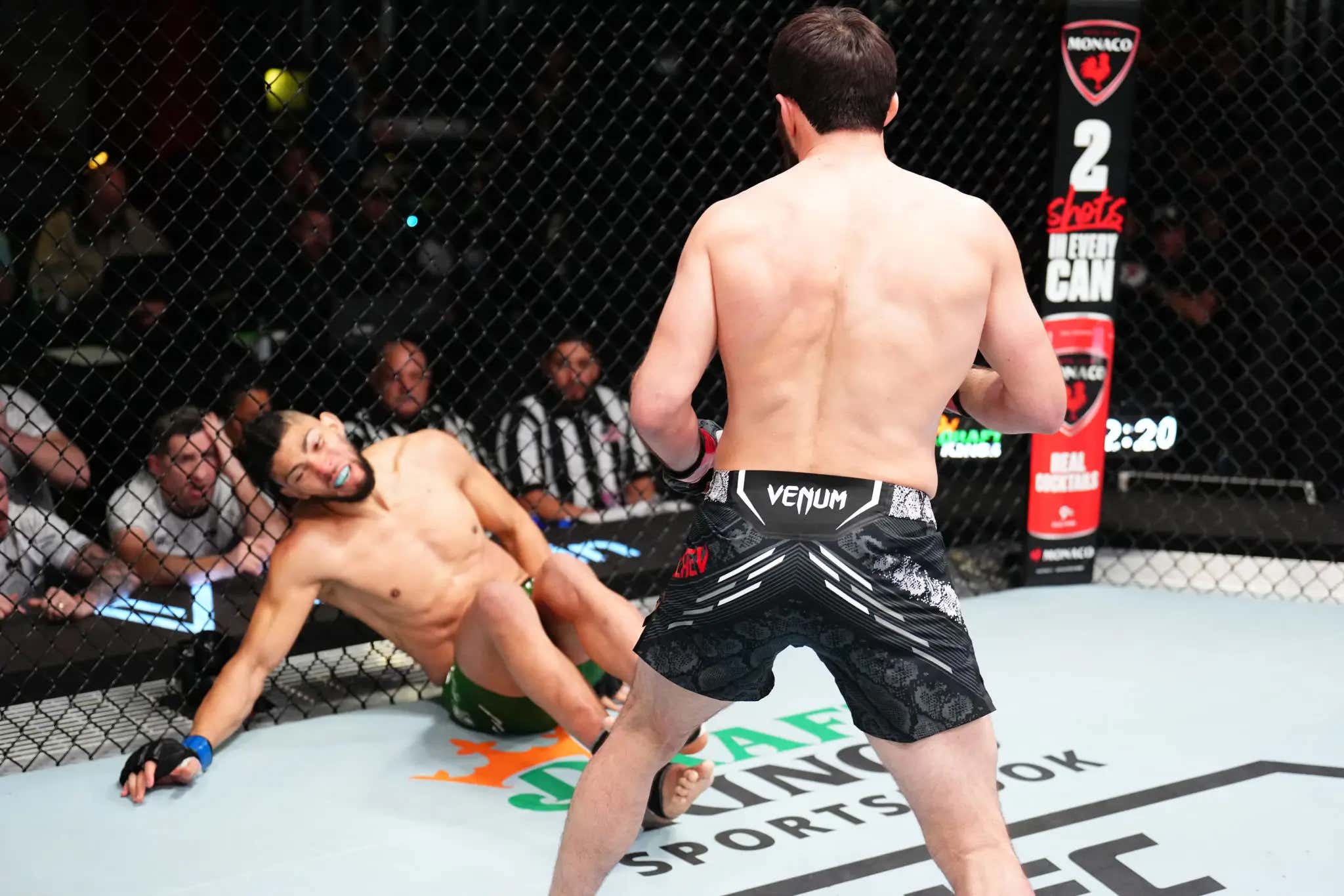 Magomed Ankalaev Just Shattered Johnny Walker's Nose With A Vicious Knockout