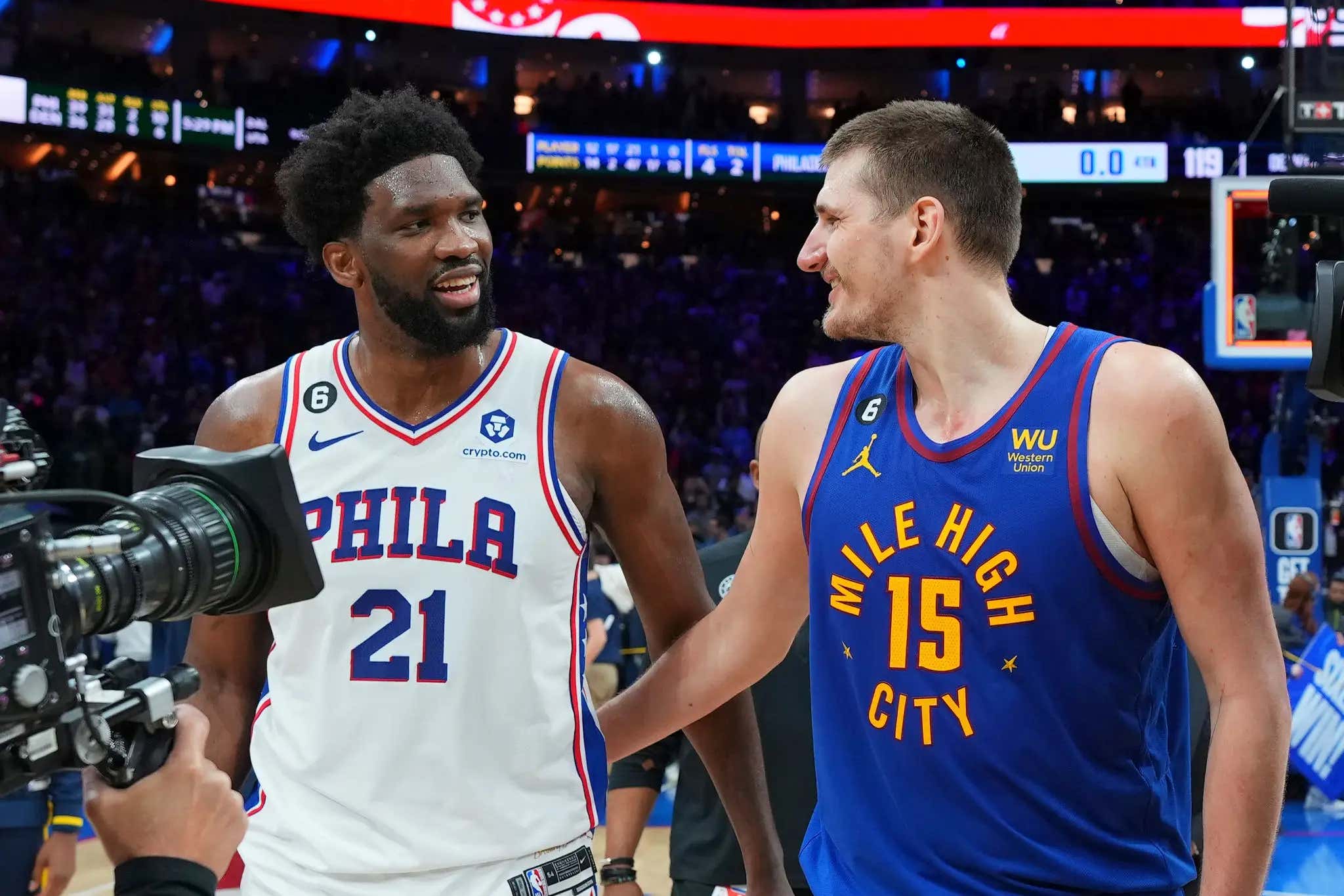 MAN OF HONOR: Joel Embiid Tells Nikola Jokic Directly The Nuggets Center Is The Best Player In The League