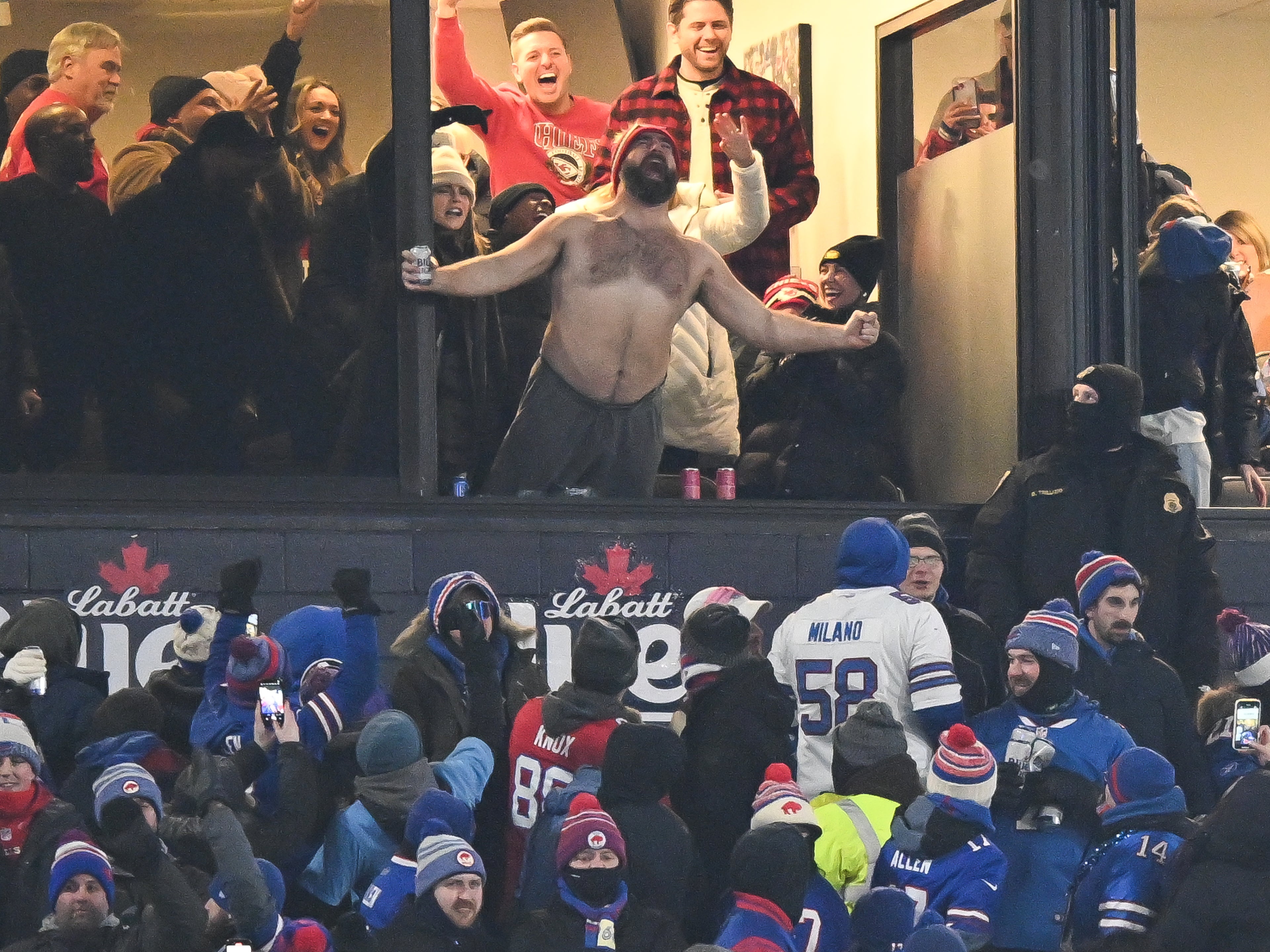 Jason Kelce Showed Prince William The Utmost Respect By Putting His Beer Down To Meet Him