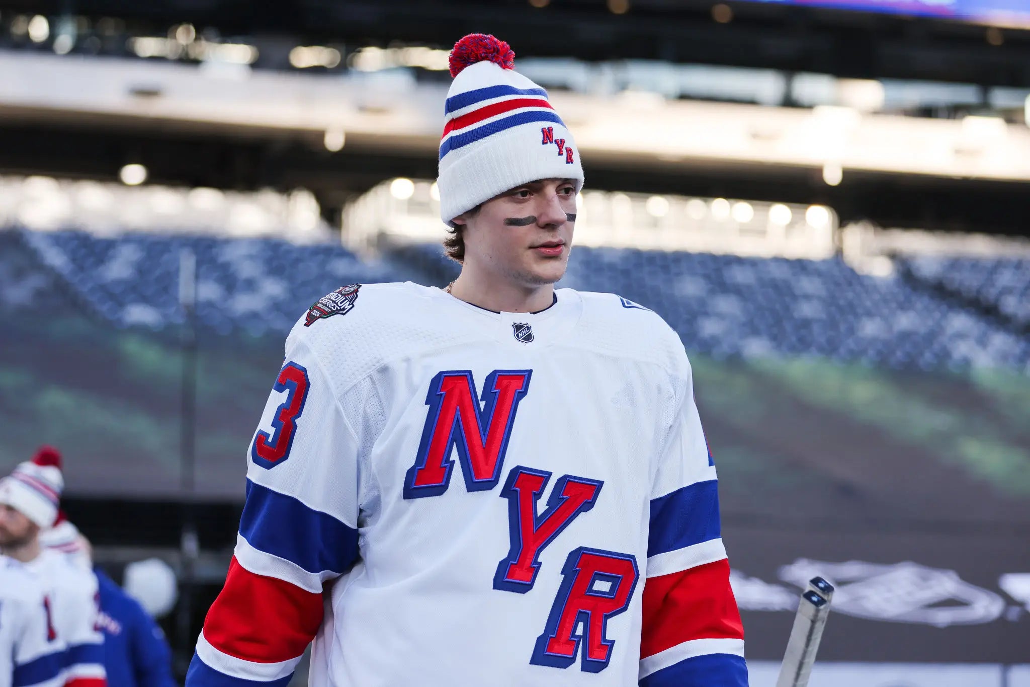 Hockey Guy: New York Rangers' Matt Rempe Made His NHL Debut At The Stadium Series And Got Into A Fight Before His First Shift Started | Barstool Sports