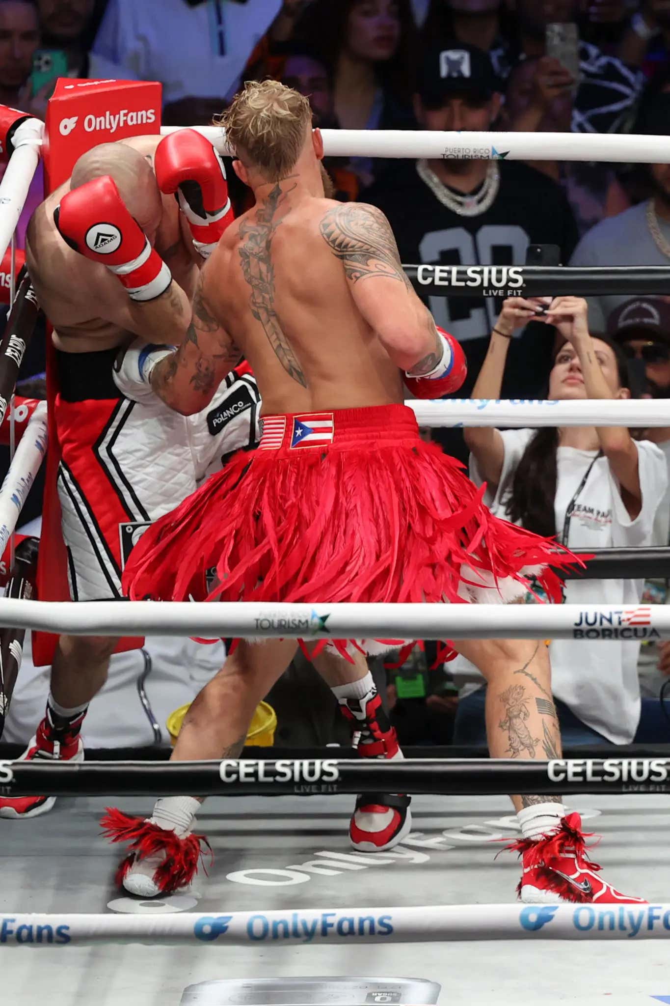 Jake Paul Wins By TKO In The First Round Against Ryan Bourland (17-2) Who Never Had A Chance