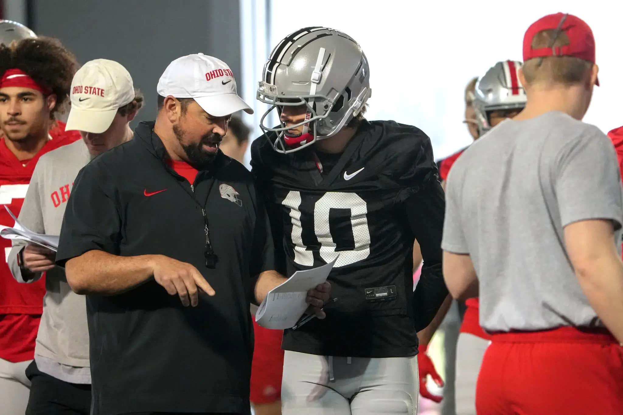 Reports Coming Out Of Ohio State Spring Ball Say That A Freshman Is Our Most Accurate QB, And All I'll Say Is Ryan Day Better Play The Best Option