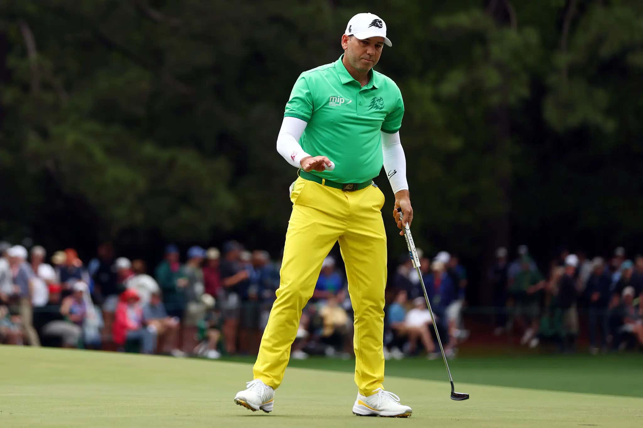 Sergio Garcia's Outfit Is Stealing The Damn Show During Round 1 Of The Masters