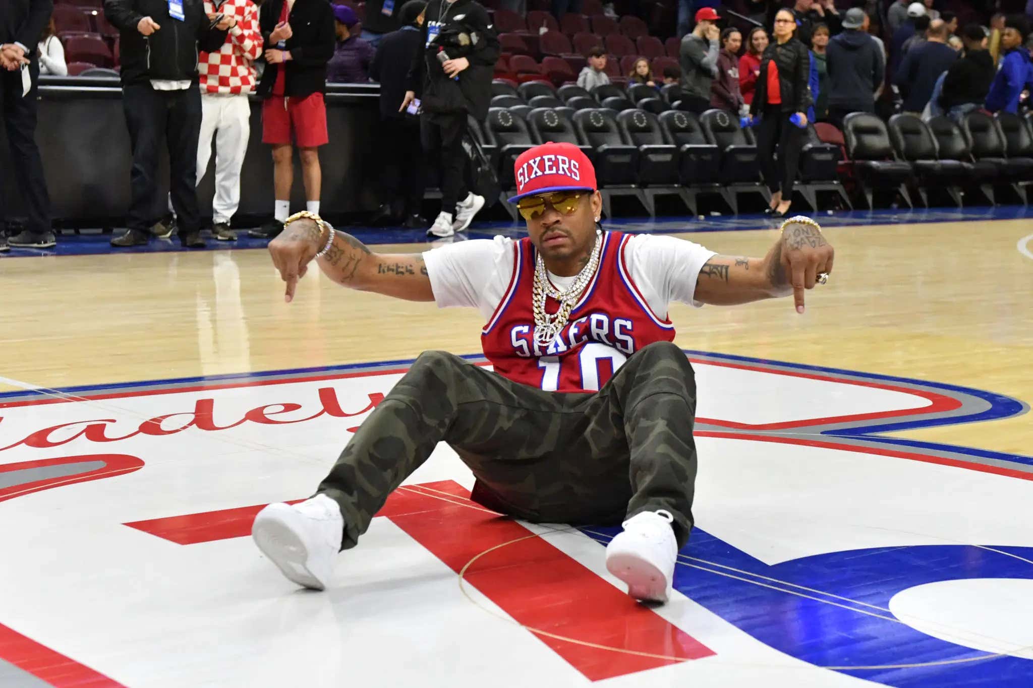 The Sixers Honored Allen Iverson With The Smallest Statue Known To Man