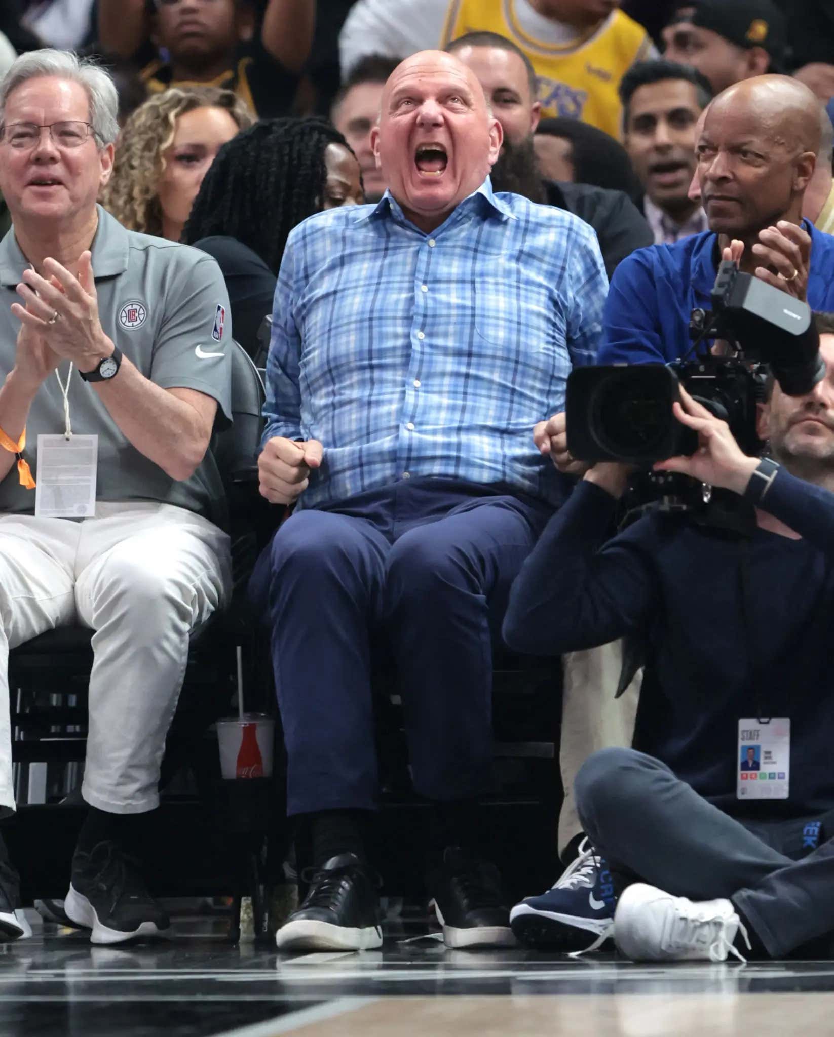 Steve Balmer Solidified Himself As The Best Owner In Sports - Picked Up The Concessions Tab For Fans During The Clippers Last Home Game