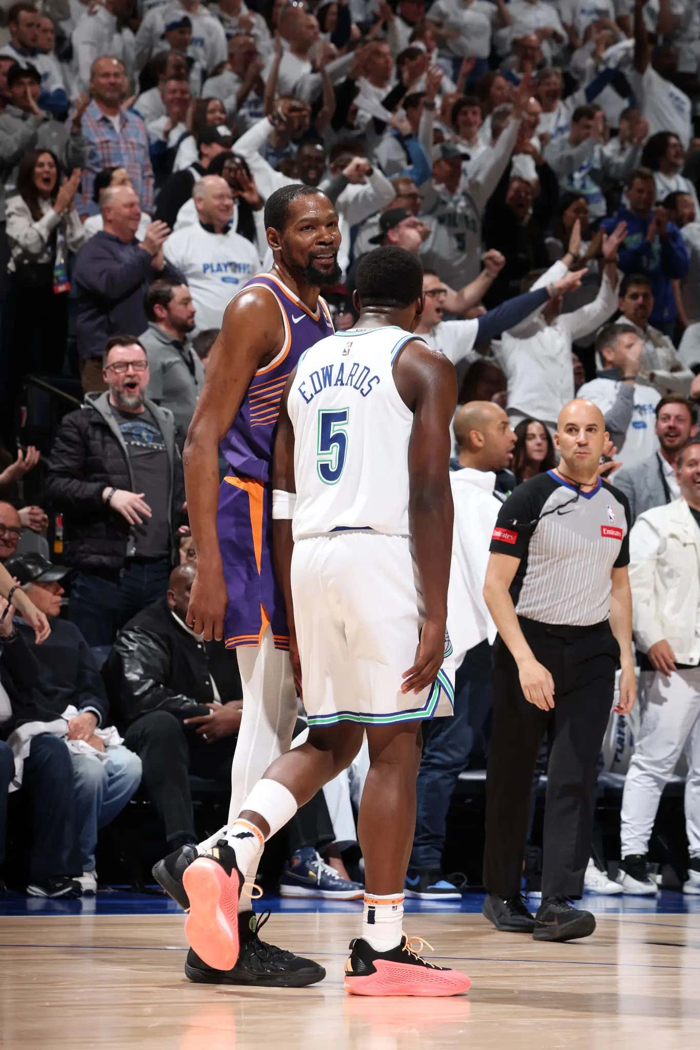 Anthony Edwards Talking A Ton Of Shit To Kevin Durant As He Dominated The Suns Was So Damn Awesome