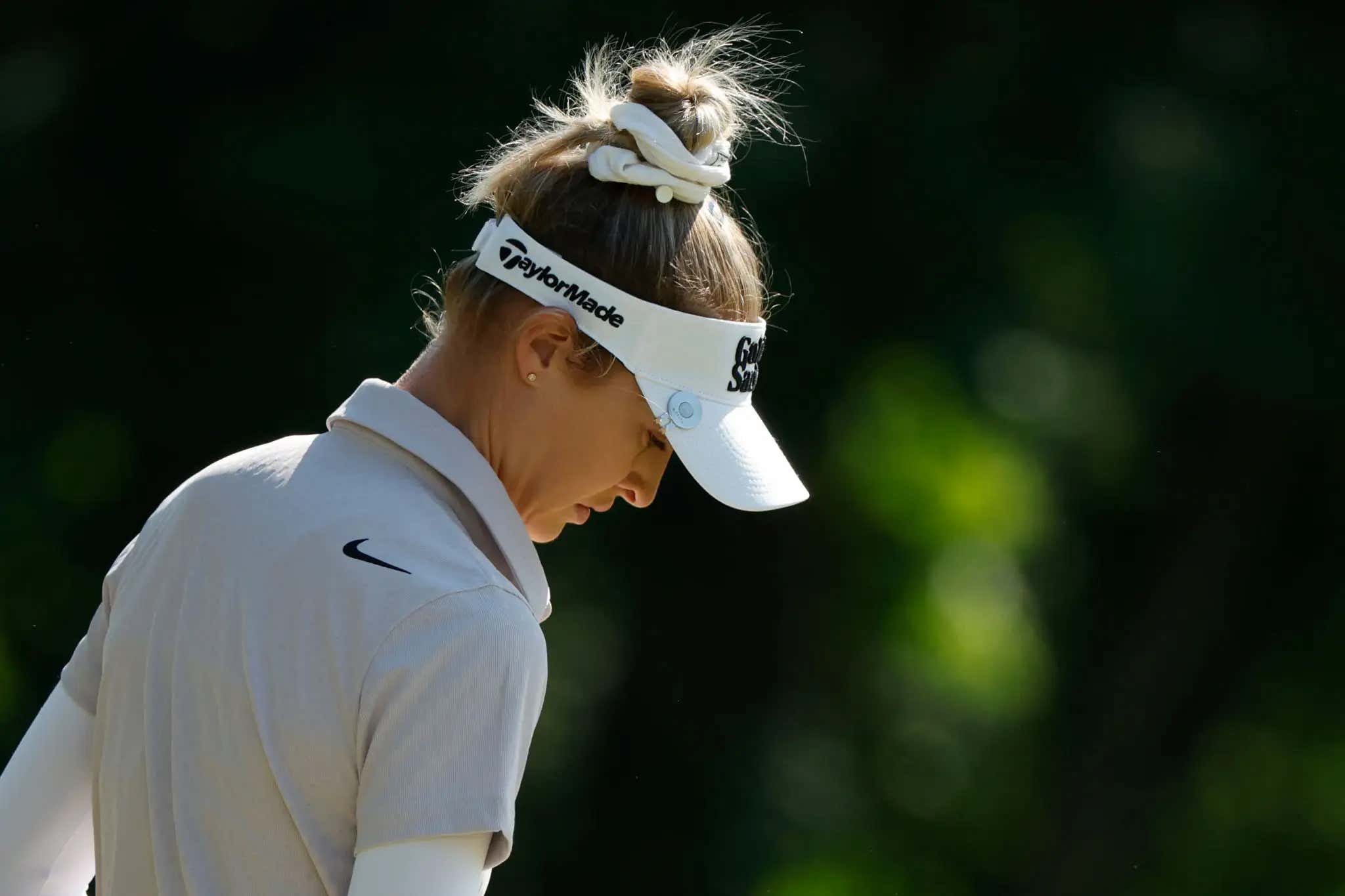 Relatable: Watch Nelly Korda, The Best Women's Golfer In The World, Put 3 Balls In The Water And Score A 10 On The Par-3 12th At The US Open