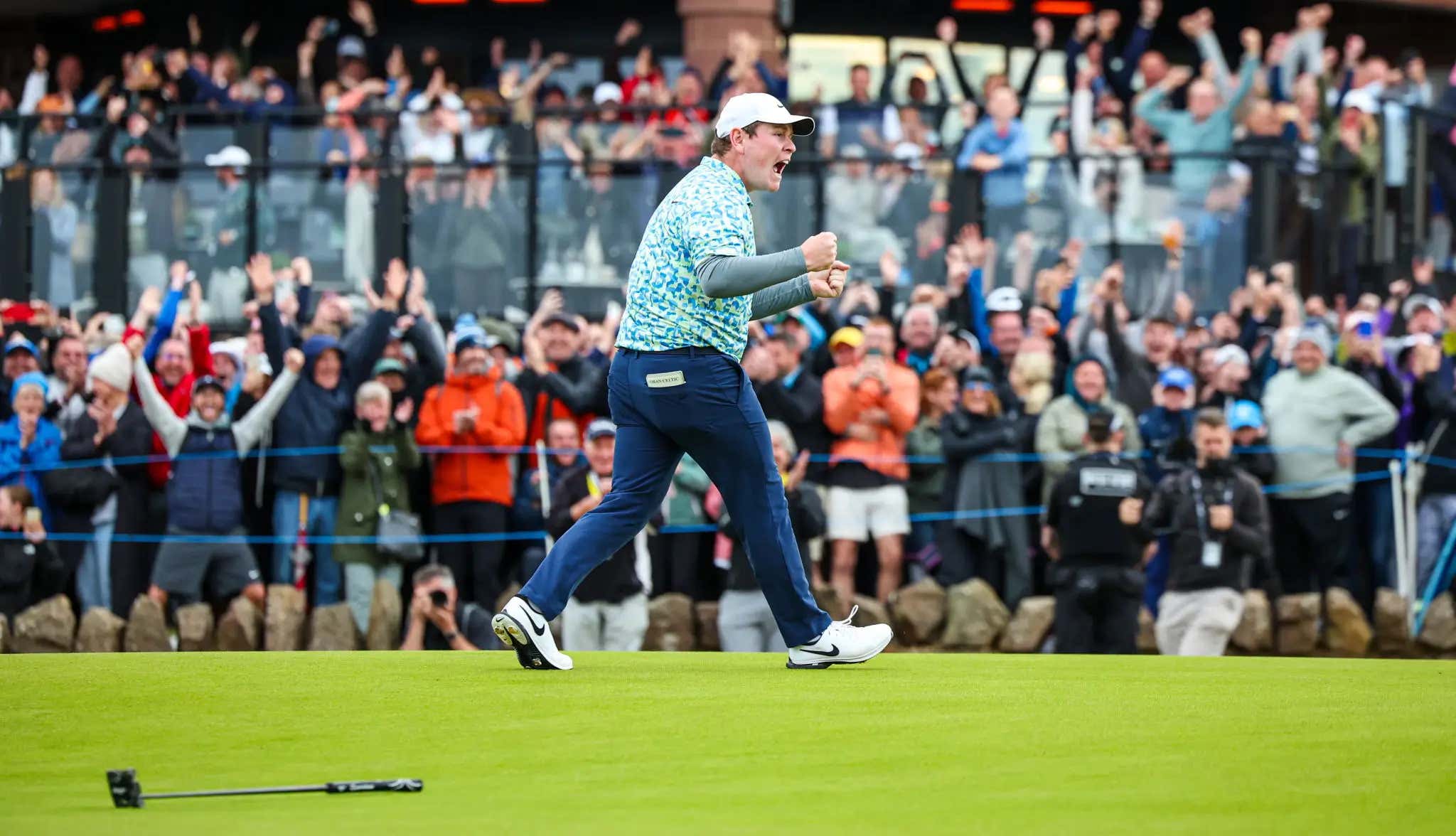 Unreal Scenes: Scotland's Own Robert MacIntyre Drills A 22-Foot Birdie Putt To Win The Scottish Open, Entire Country Goes Nuts With Him