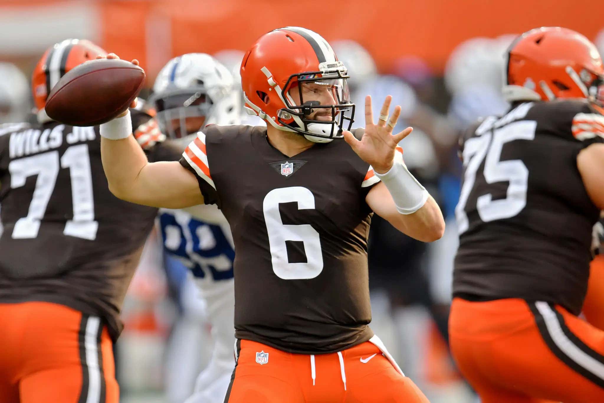 Baker Mayfield Says He Was Drug Tested "Probably 11 Times" During The 2020 Season, The Same Year That The Browns Made The Playoffs For The First Time Since 2002