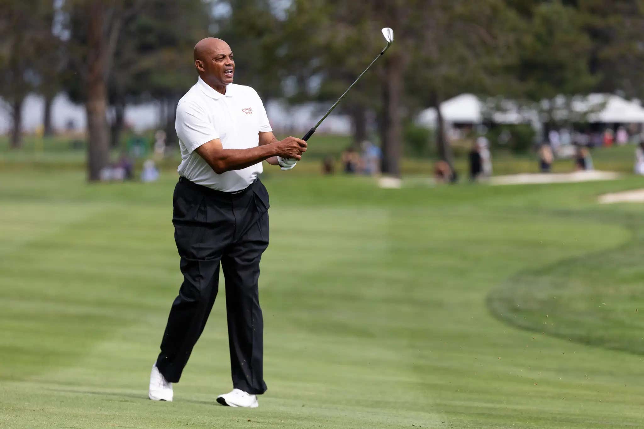 'Goddamnit, You Fat Fuck!' - Nothing But Respect For Charles Barkley Hurling Insults At Himself On The Course After Chunking A Shot