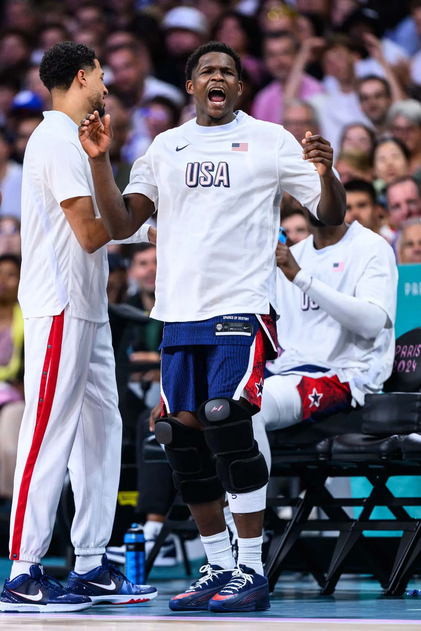 Anthony Edwards Hitting Serbia With A 'Suck It' Chop At The Olympics Is A Sign Of A Great American