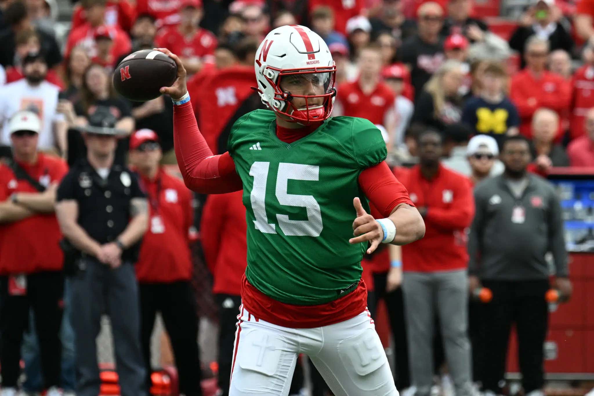5-Star QB Dylan Raiola Showed Up to Nebraska's Fall Camp Looking Like a Patrick Mahomes Impersonator