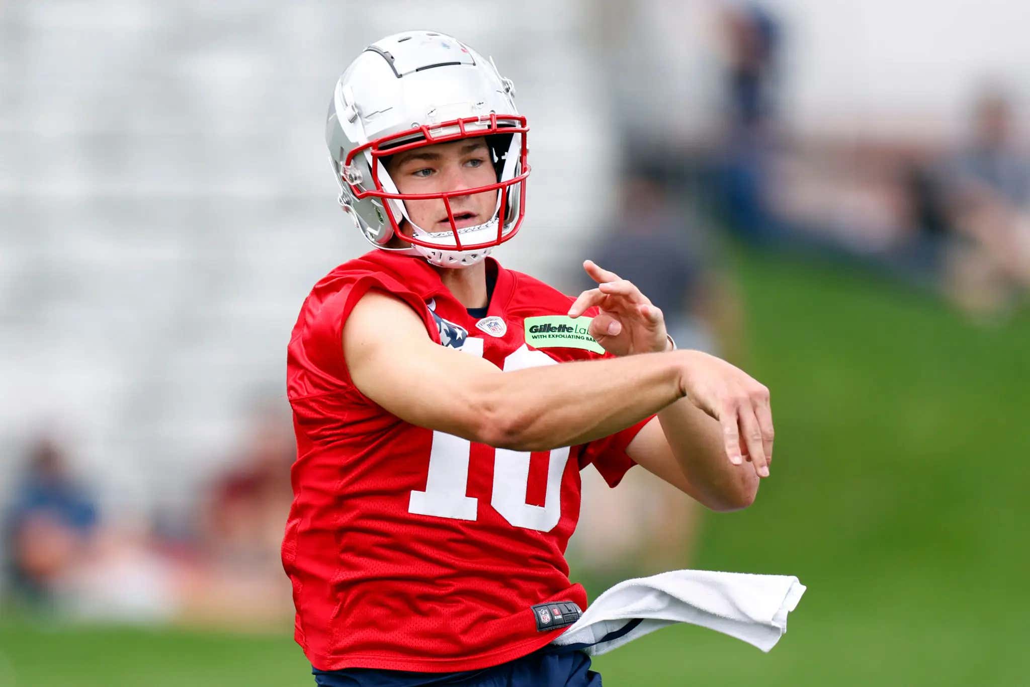 Watching the Boston Media Freak About Drake Maye's Slow Start to Camp is the Feel Good Hit of Summer