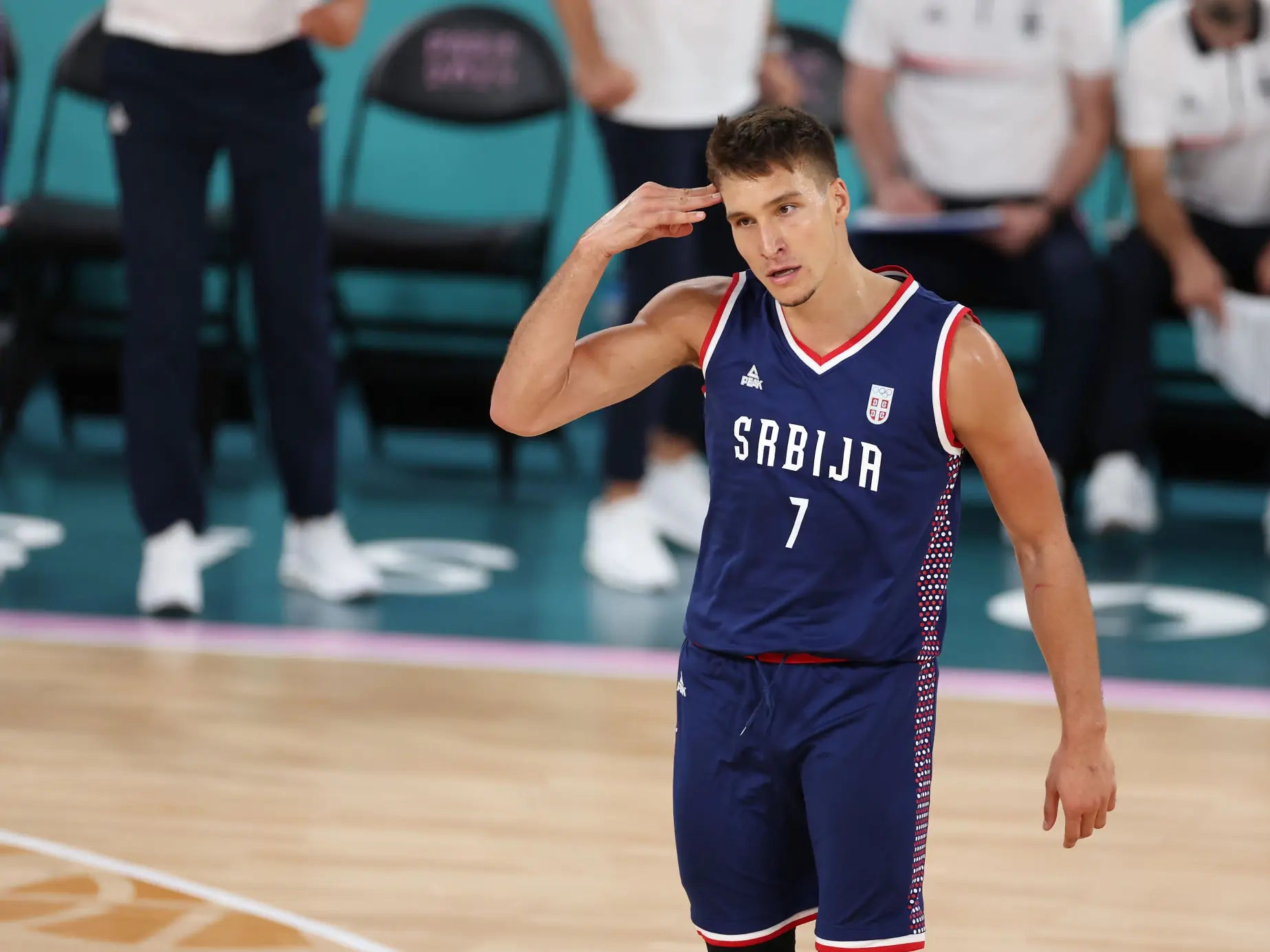 Bogdan Bogdanovic Is Dumb For Trying To Blame Serbia's Loss On The Refs - Should Blame Himself For Taunting Carmelo, Pissing Off All Of Team USA