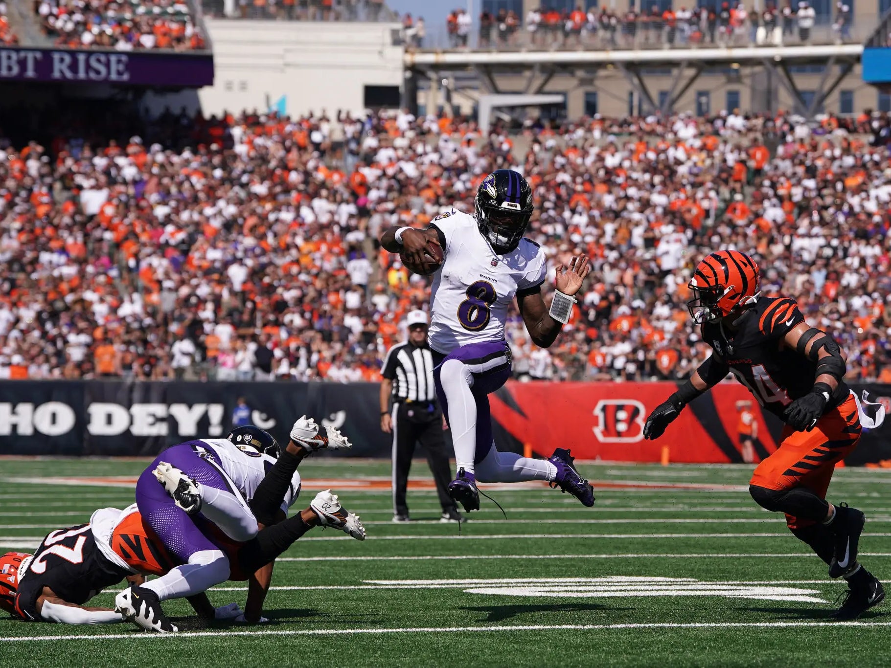 RAVENS WIN THE GAME OF THE YEAR IN CINCINNATI!!!!