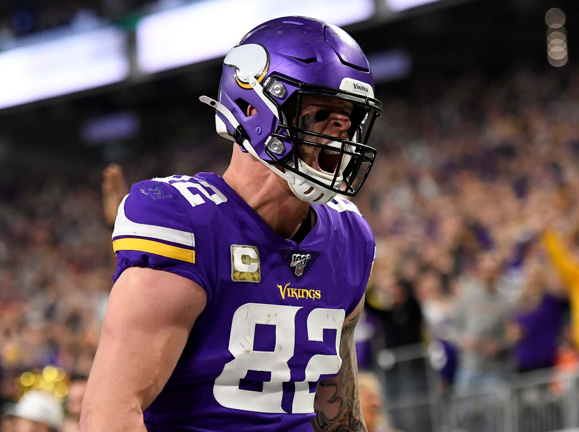 Kyle Rudolph Describes The Time When Lance Briggs Hit Him So Hard That