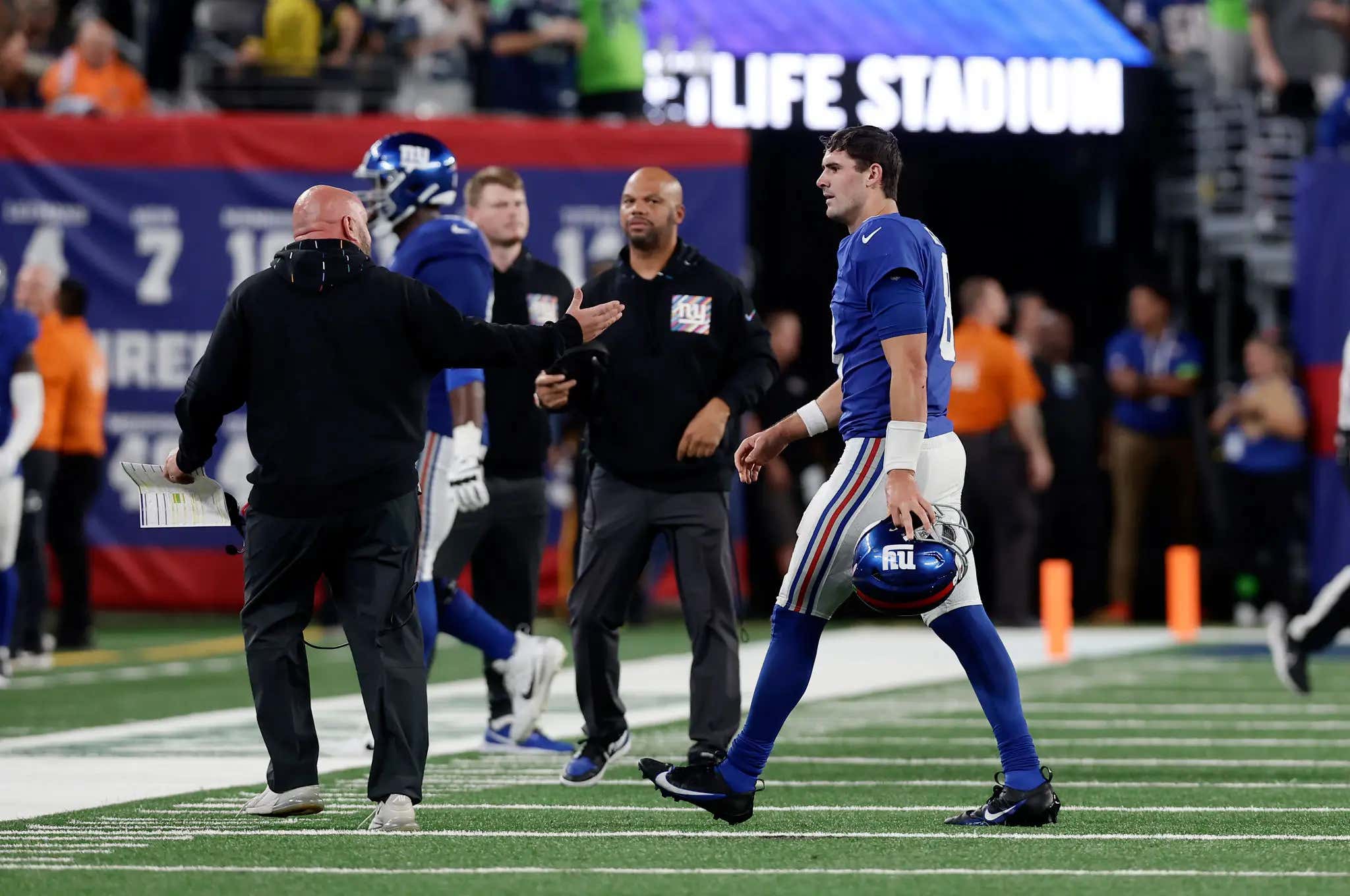 The Giants Officially Quit On The Rest Of The Season With Brian Daboll Announcing Daniel Jones Will Still Be The Starting Quarterback