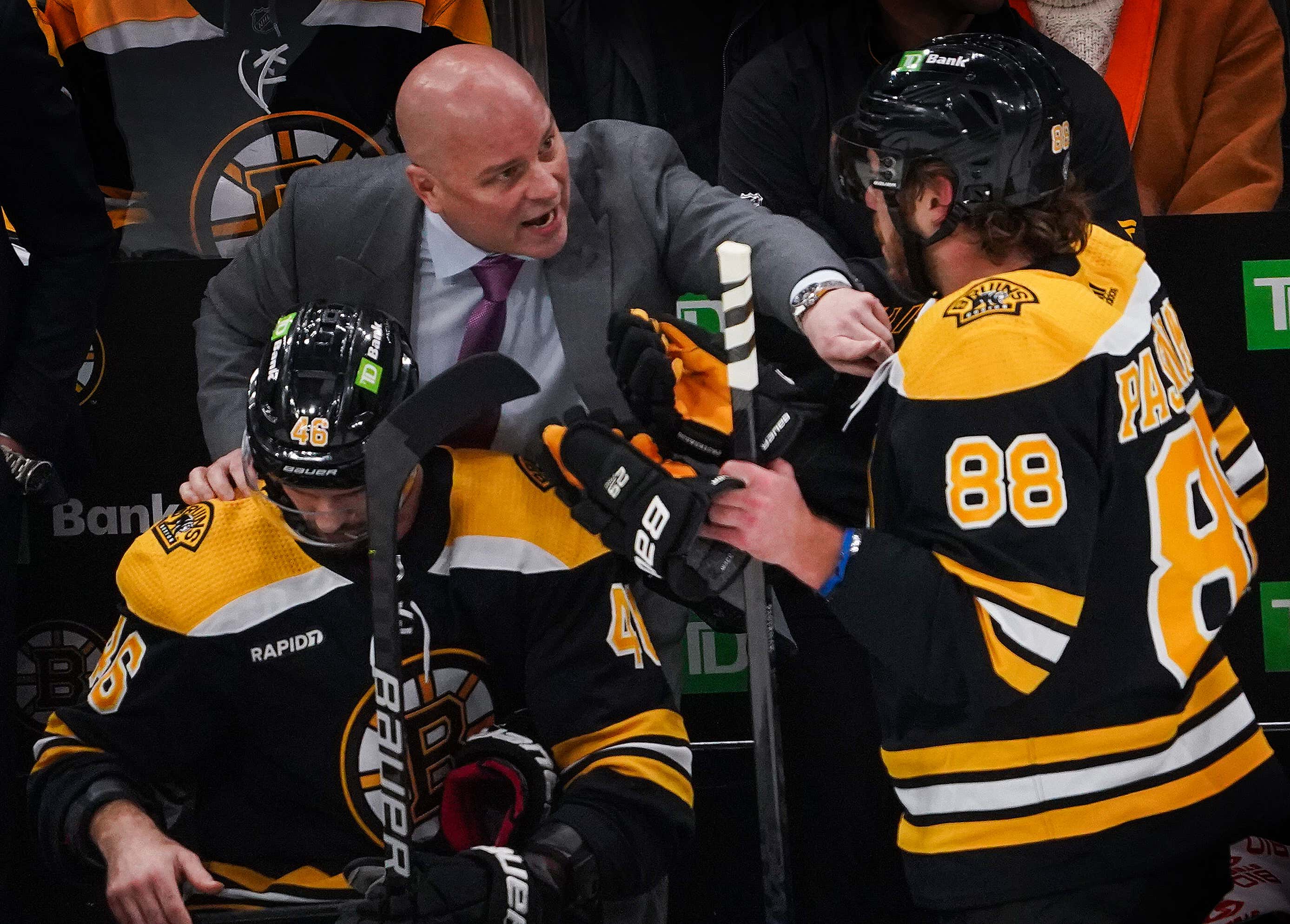 It's Official: The Bruins Have Fired Jim Montgomery And Replaced Him With Assistant Coach Joe Sacco