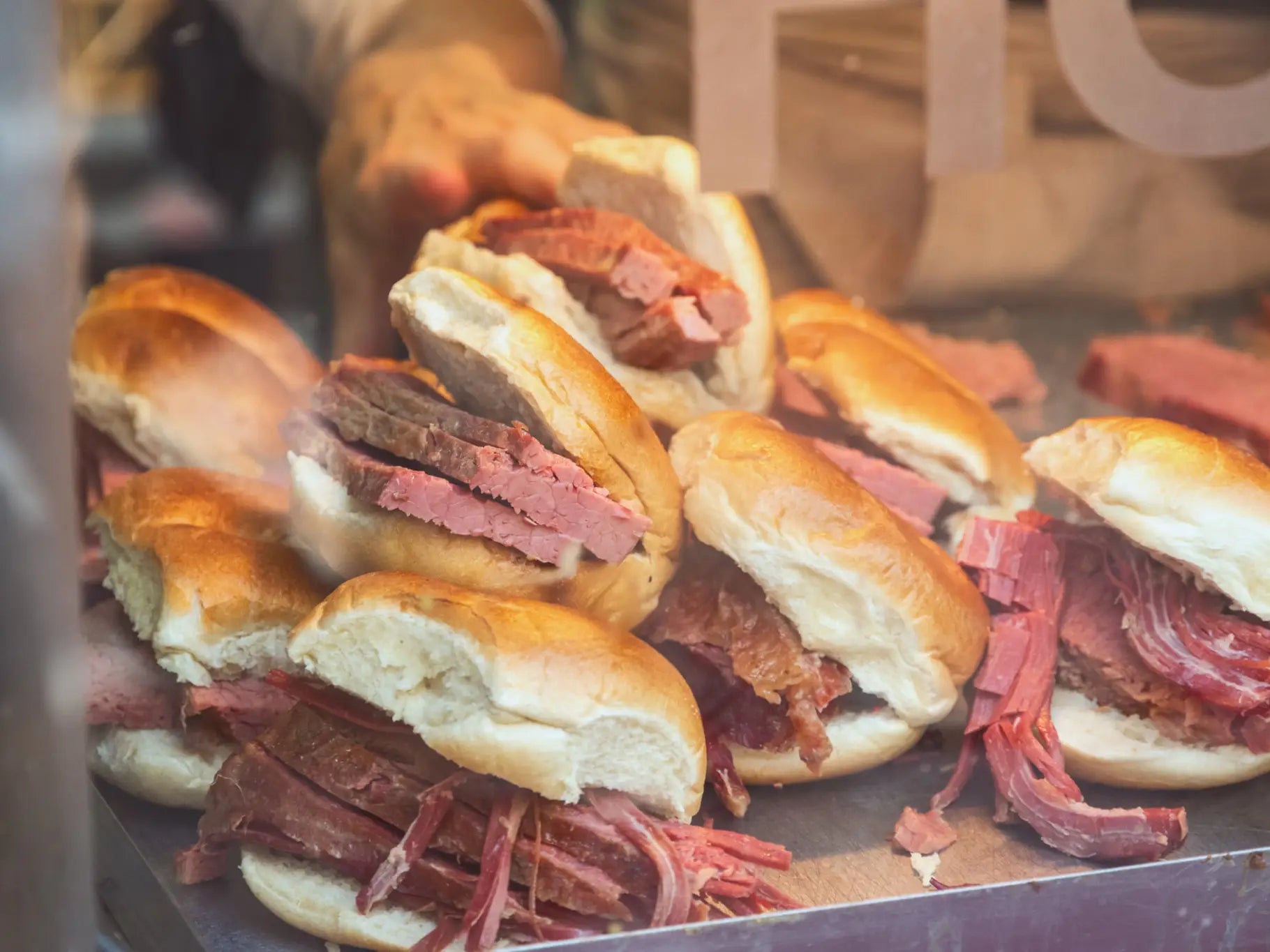 YOU GOTTA TRY THIS- Salt Beef "Beigel" Sandwich In London