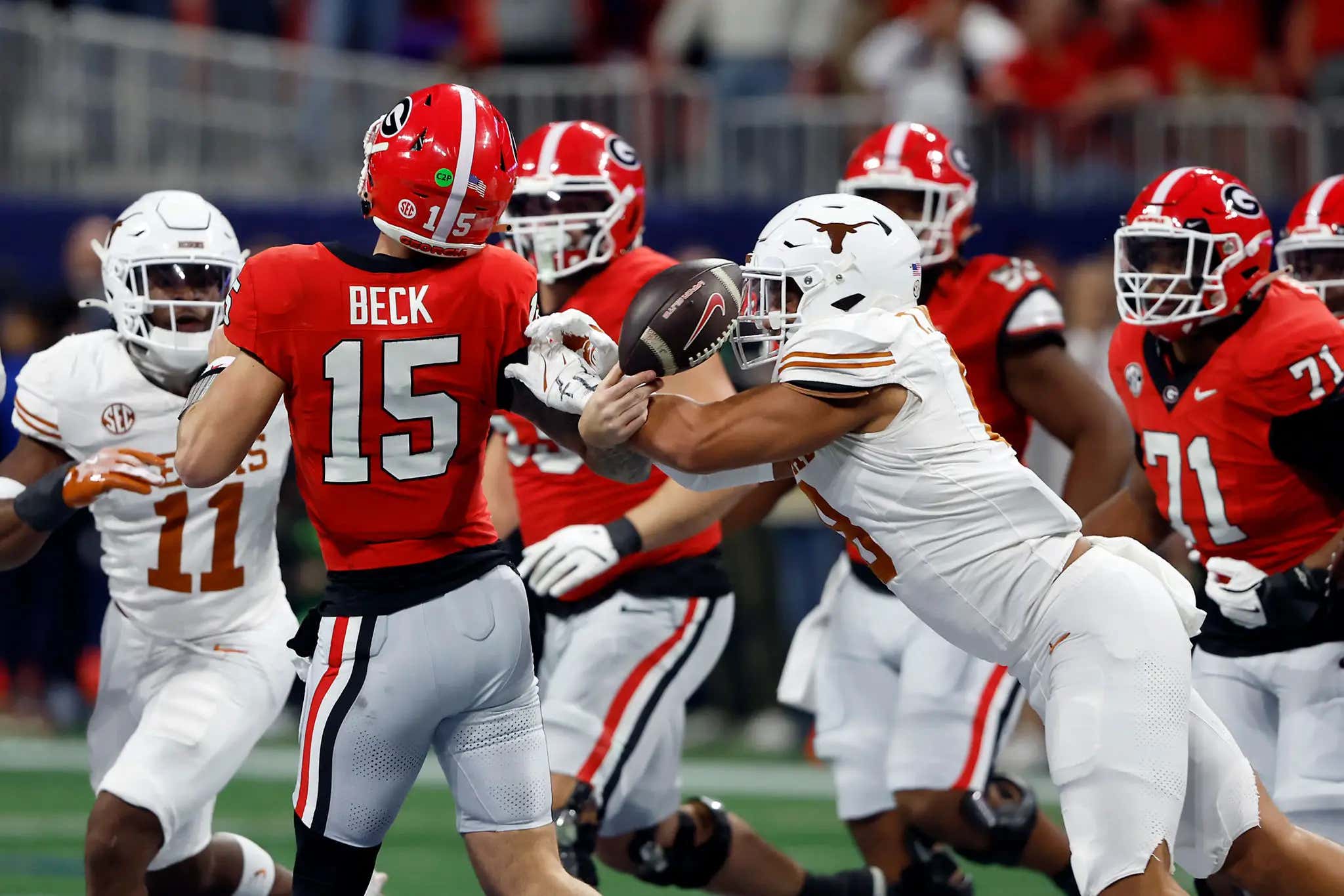 Carson Beck Reportedly Has a UCL Injury and Will Miss the Sugar Bowl