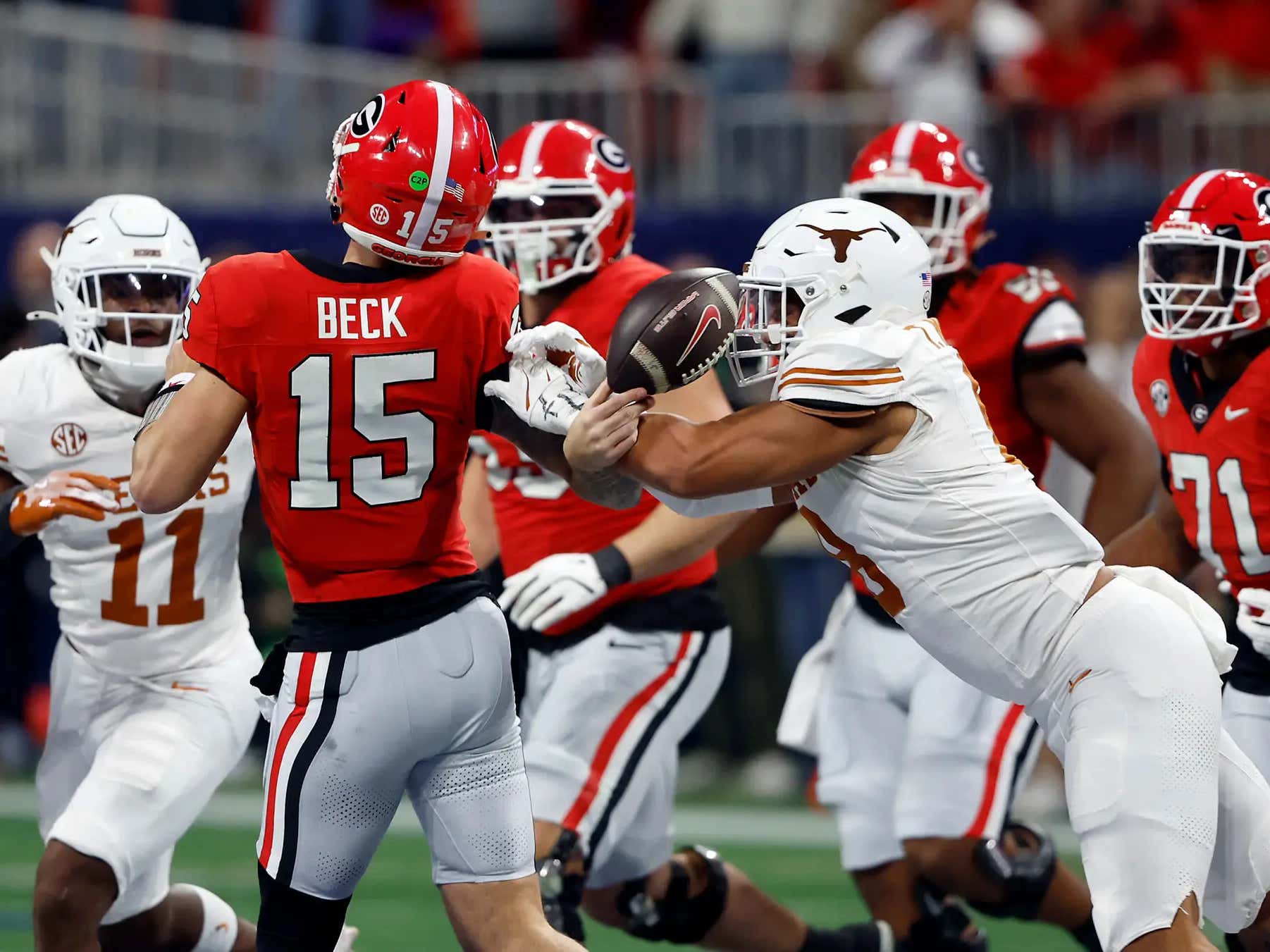 Carson Beck Reportedly Has a UCL Injury and Will Miss the Sugar Bowl