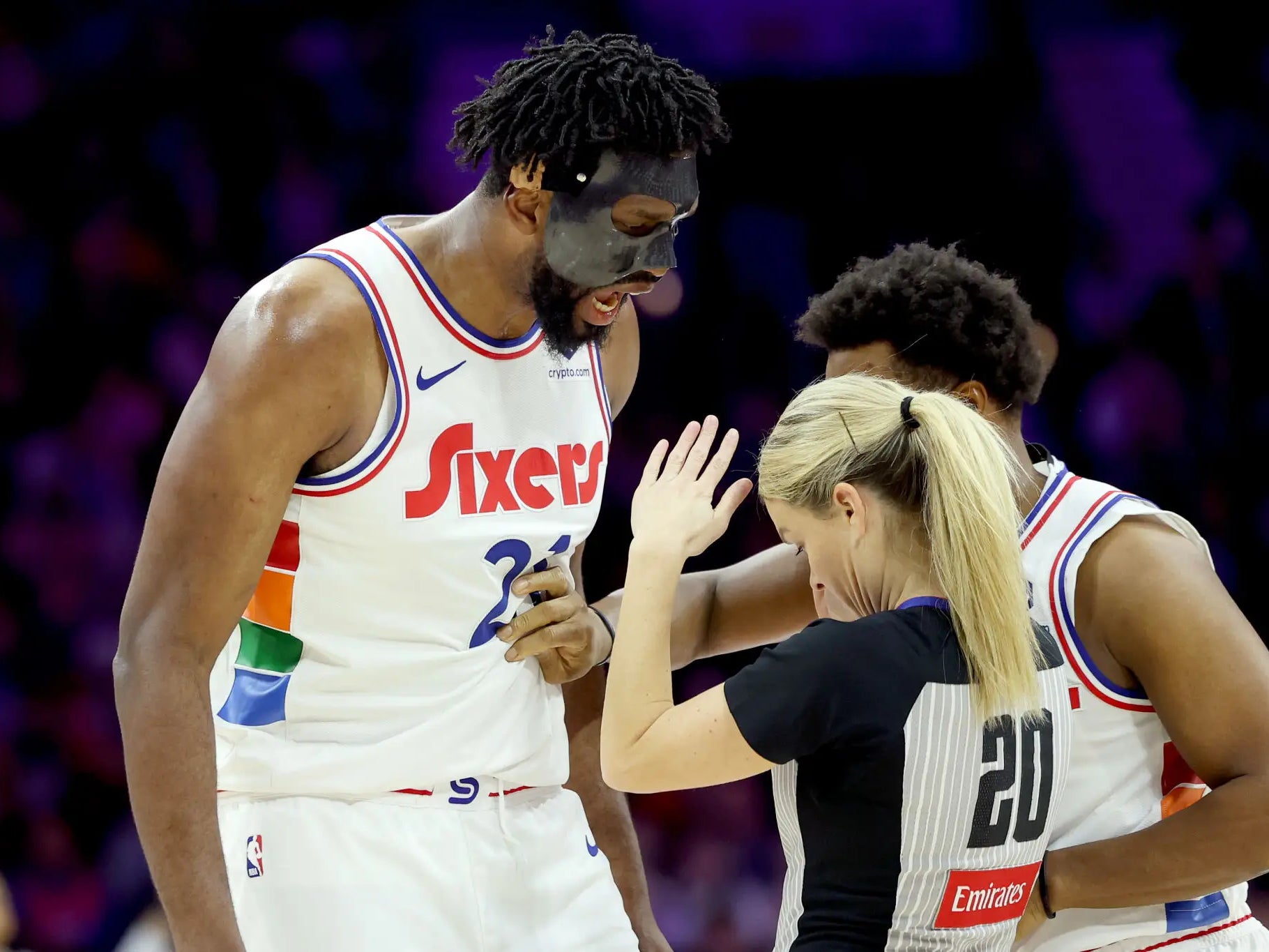 Joel Embiid Finds A New Way To Not Play Basketball Games, Gets Ejected For Going After A Lady Ref