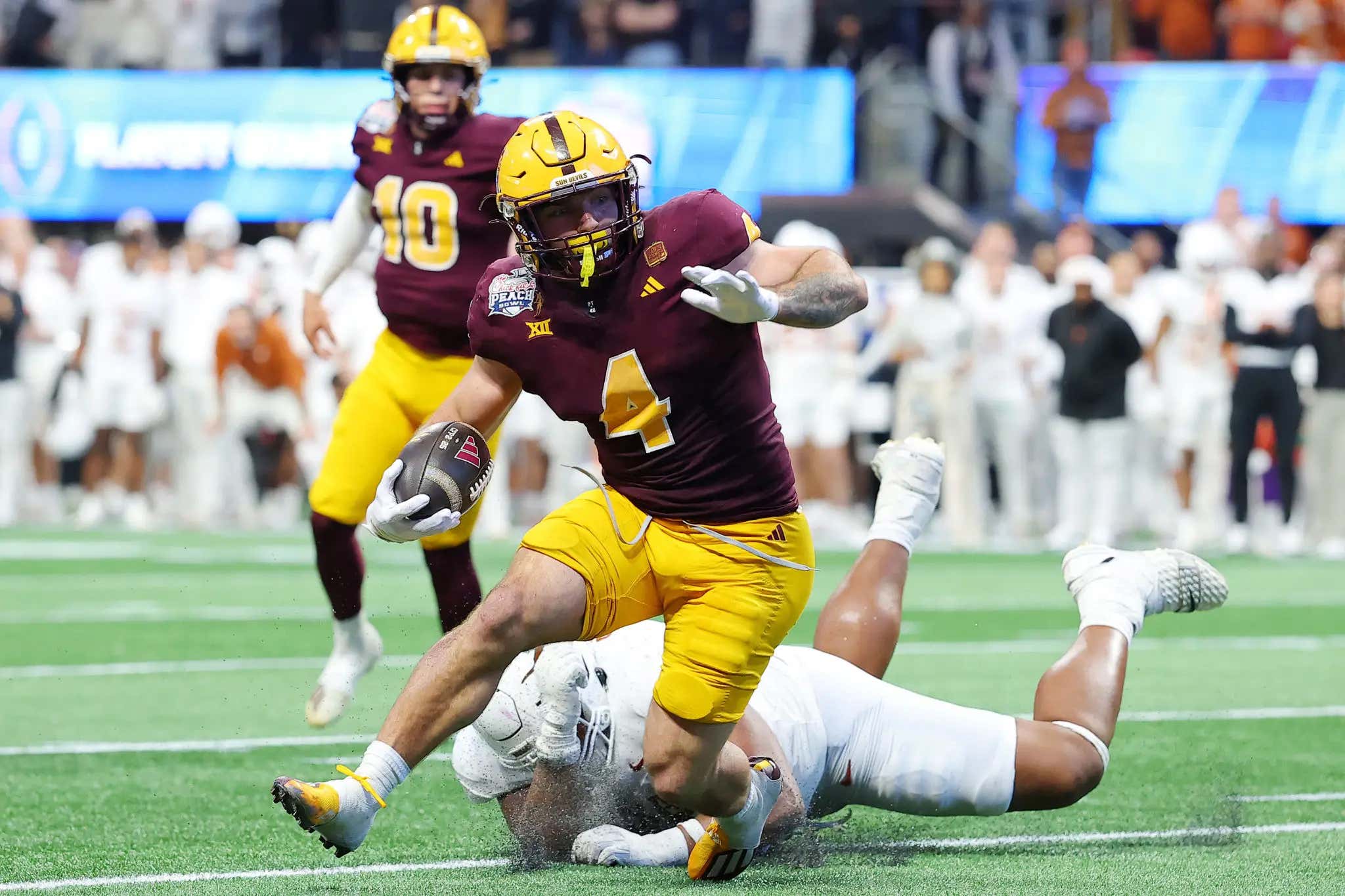 Cam Skattebo's Unbelievable Second Half Wasn't Enough as Arizona State Falls to Texas in 2OT