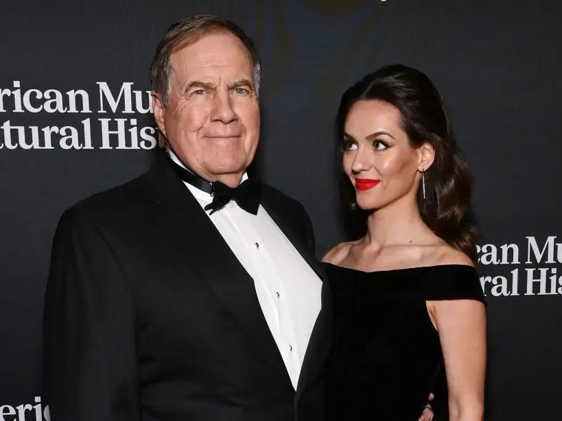 Jordon Hudson is Seen With Belichick Wearing a Big Old Rock on the Finger Where an Engagement Ring Typically Goes