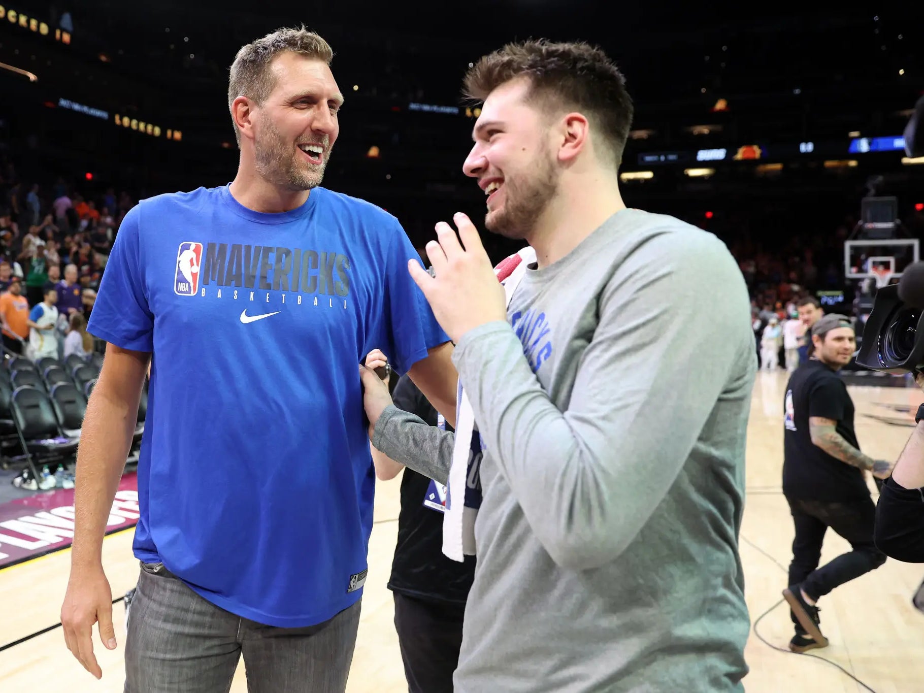 "I Will Always Be A Mav For Life, But Had To Come Support My Guy 77" - The Disaster Luka Trade Essentially Forced Dirk Nowitzki To Turn Into An Honorary Lakers Fan