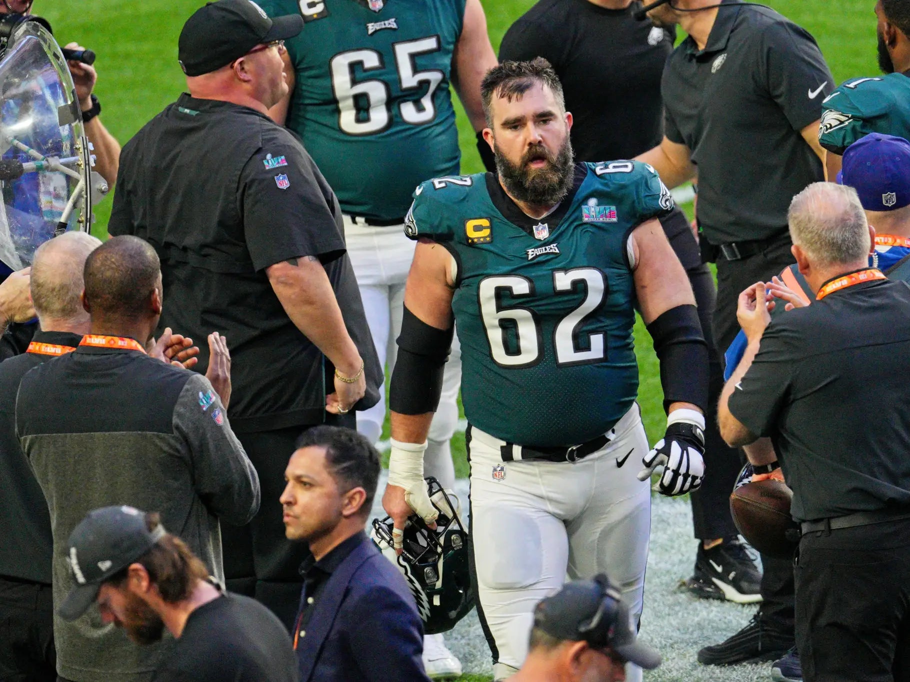 Any Philly Fan Who Thinks Any Less of Jason Kelce Because of His Reaction the the Super Bowl is a Moron, a Dipshit, and a Loser