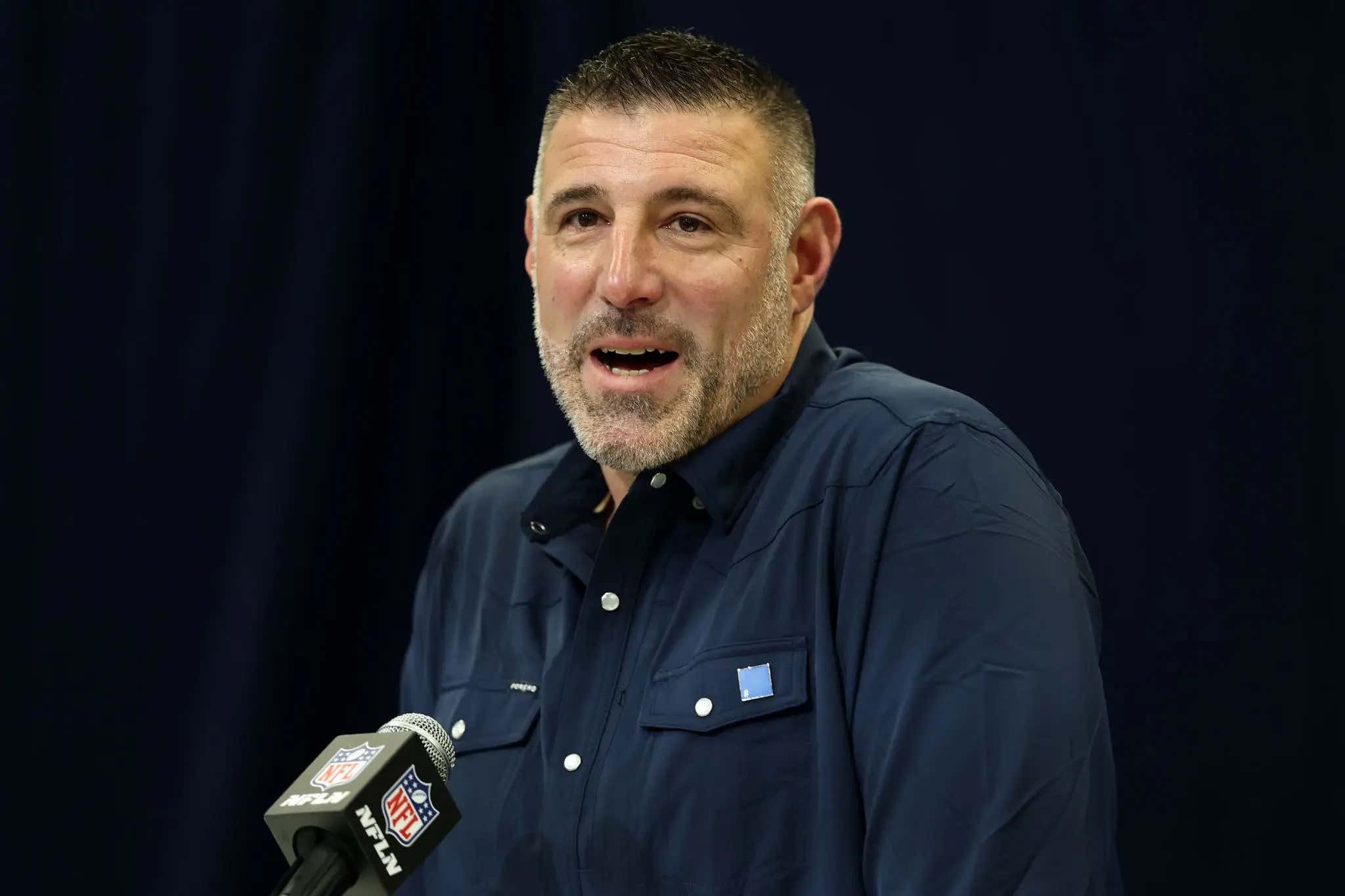 Mike Vrabel Showed Up at the Combine and Wasted No Time Establishing Himself as the Perfect Man to Lead the Patriots Back to Greatness