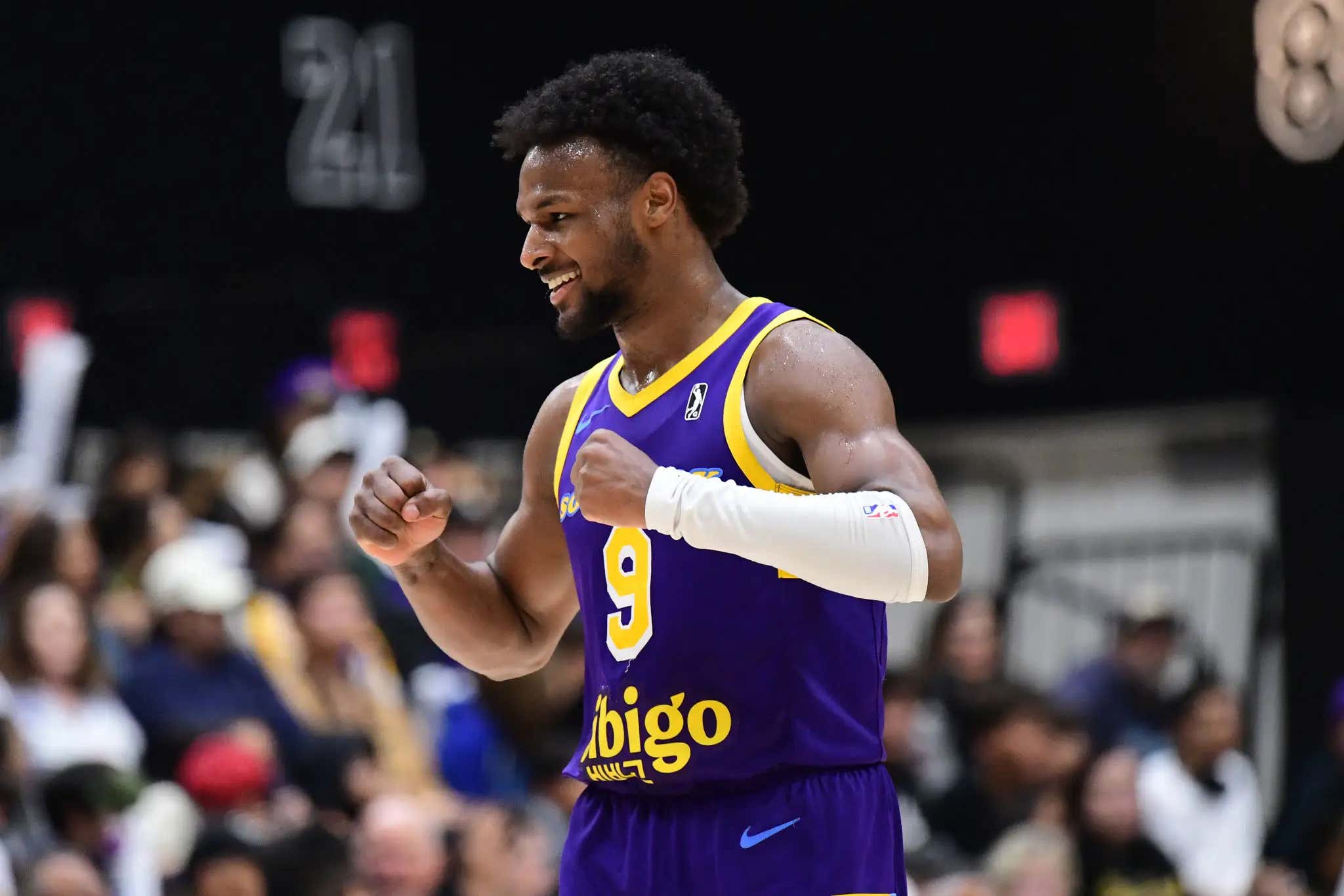 Bronny James SILENCED The Haters, Dropped Career High 39-Points Leading South Bay Lakers to Win over Santa Cruz Warriors