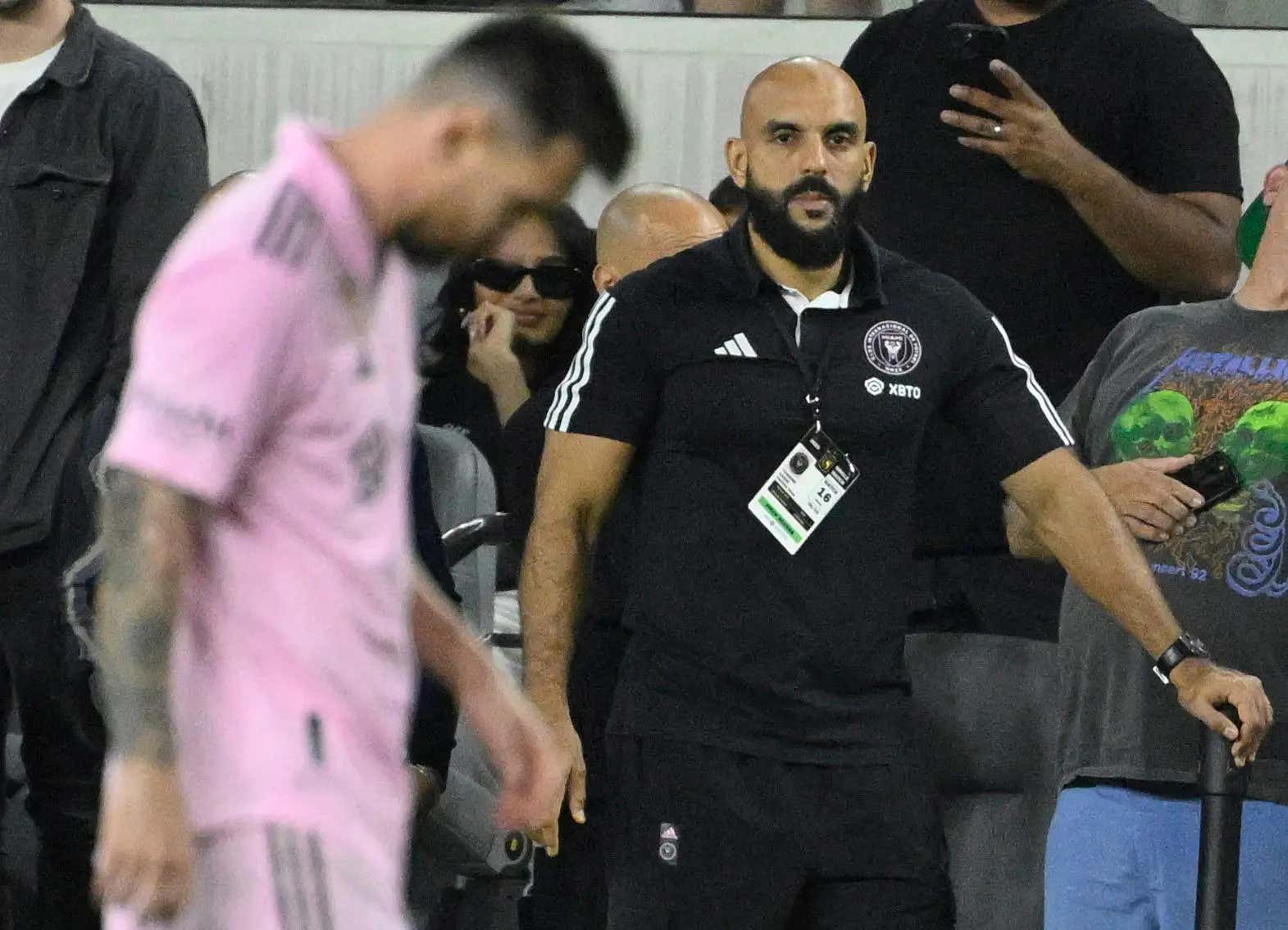 'I'm Not The Problem' - Inter Miami Has Apparently Banned Messi's Famous Bodyguard From The Sidelines, He Refuses To Stop Doing His Job