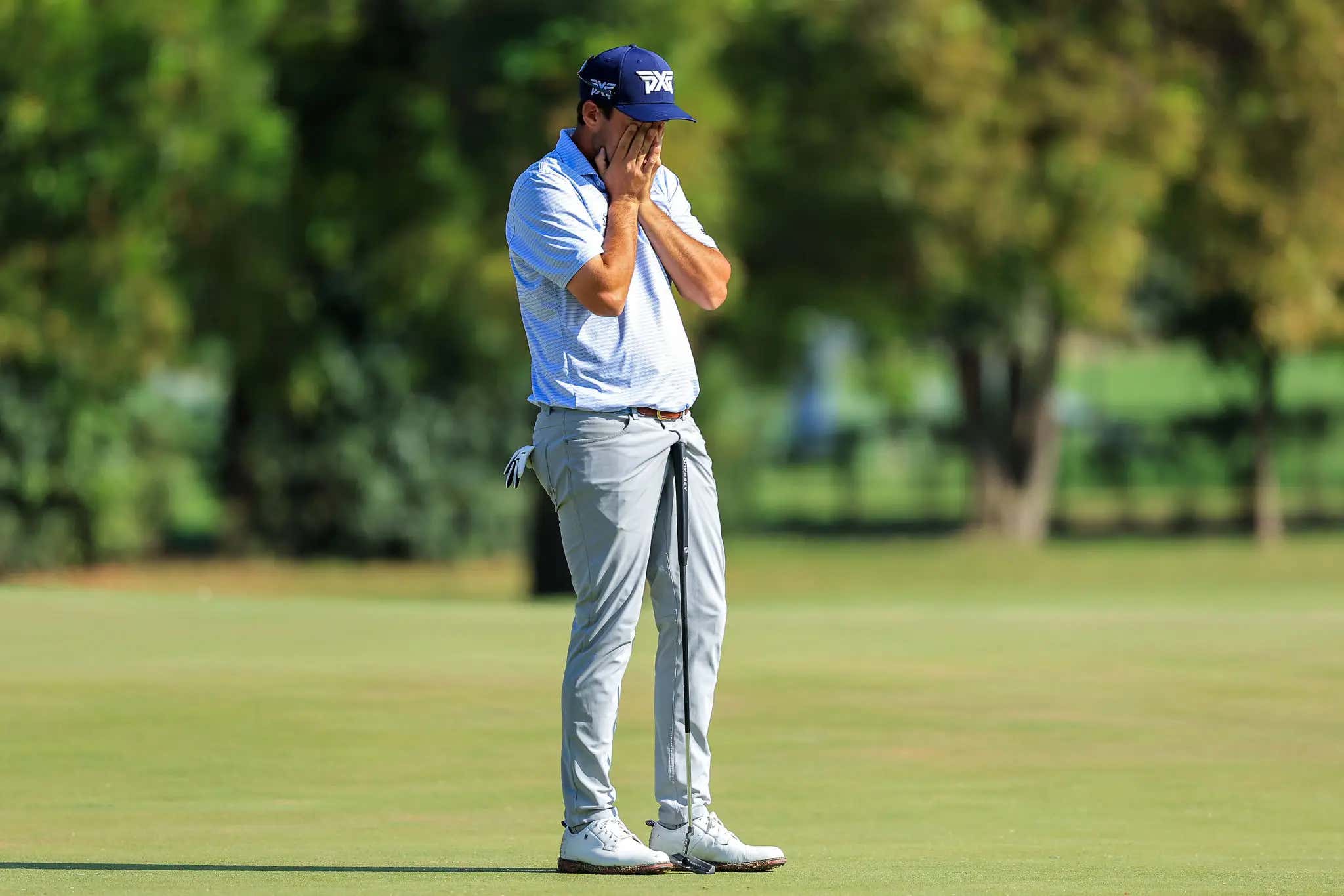 Whatever It Takes: Golfer On The Korn Ferry Tour Taped His Mouth Shut During His Round Today So He'd Stop Getting Angry At Himself