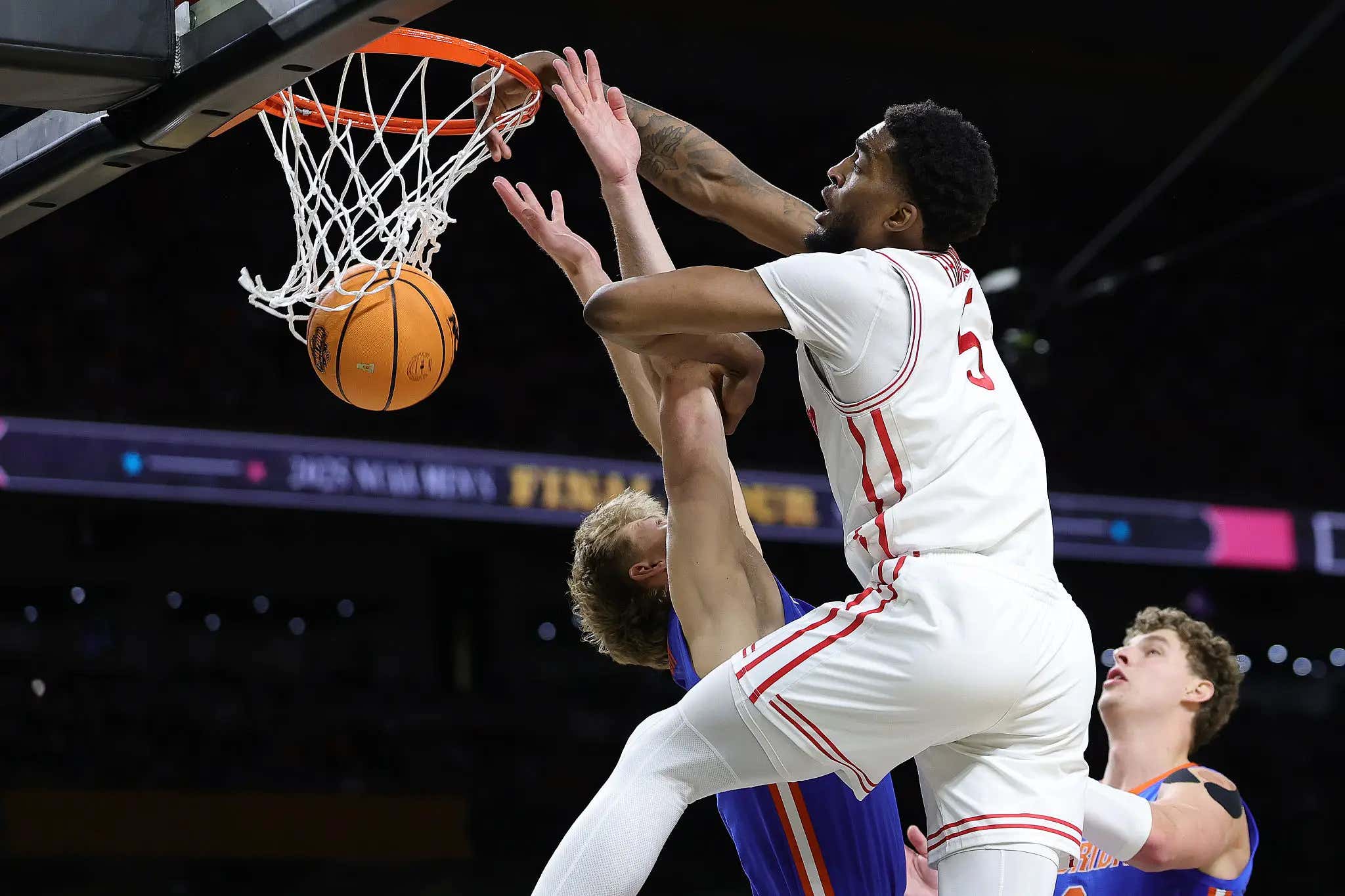 Ja'Vier Francis Gave Us Our Holy Shit Moment - A Ridiculous Dunk Directly On A Thomas Haugh's Head, Five Minutes Into The National Title Game