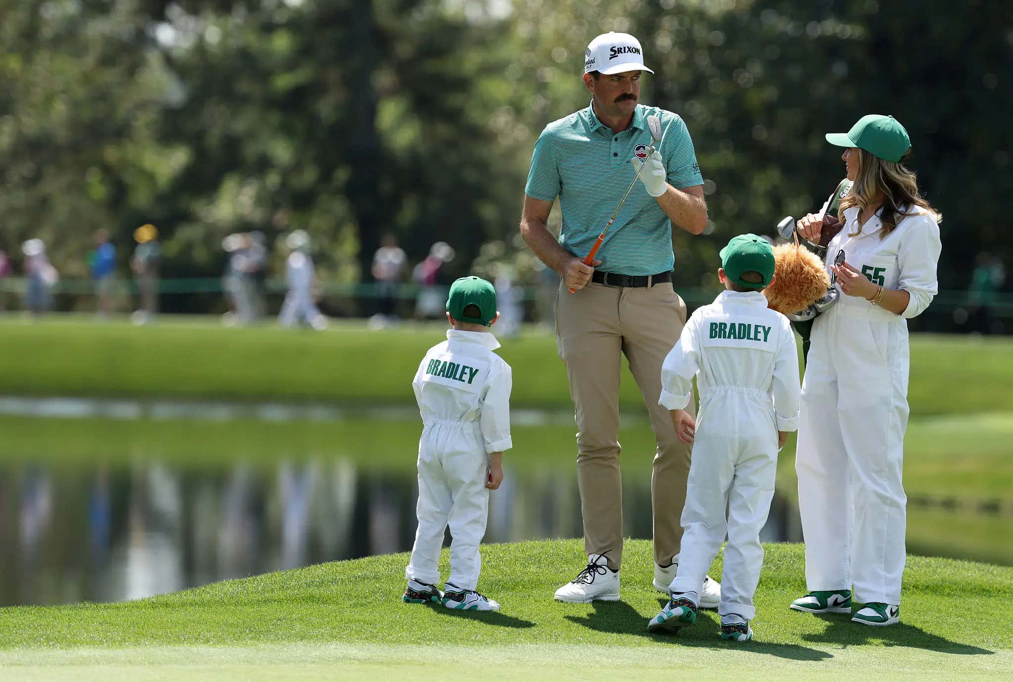 Captain America: Keegan Bradley Gets The First Ace At The Par 3 Contest, Immediately Starts Celebrating With His Family