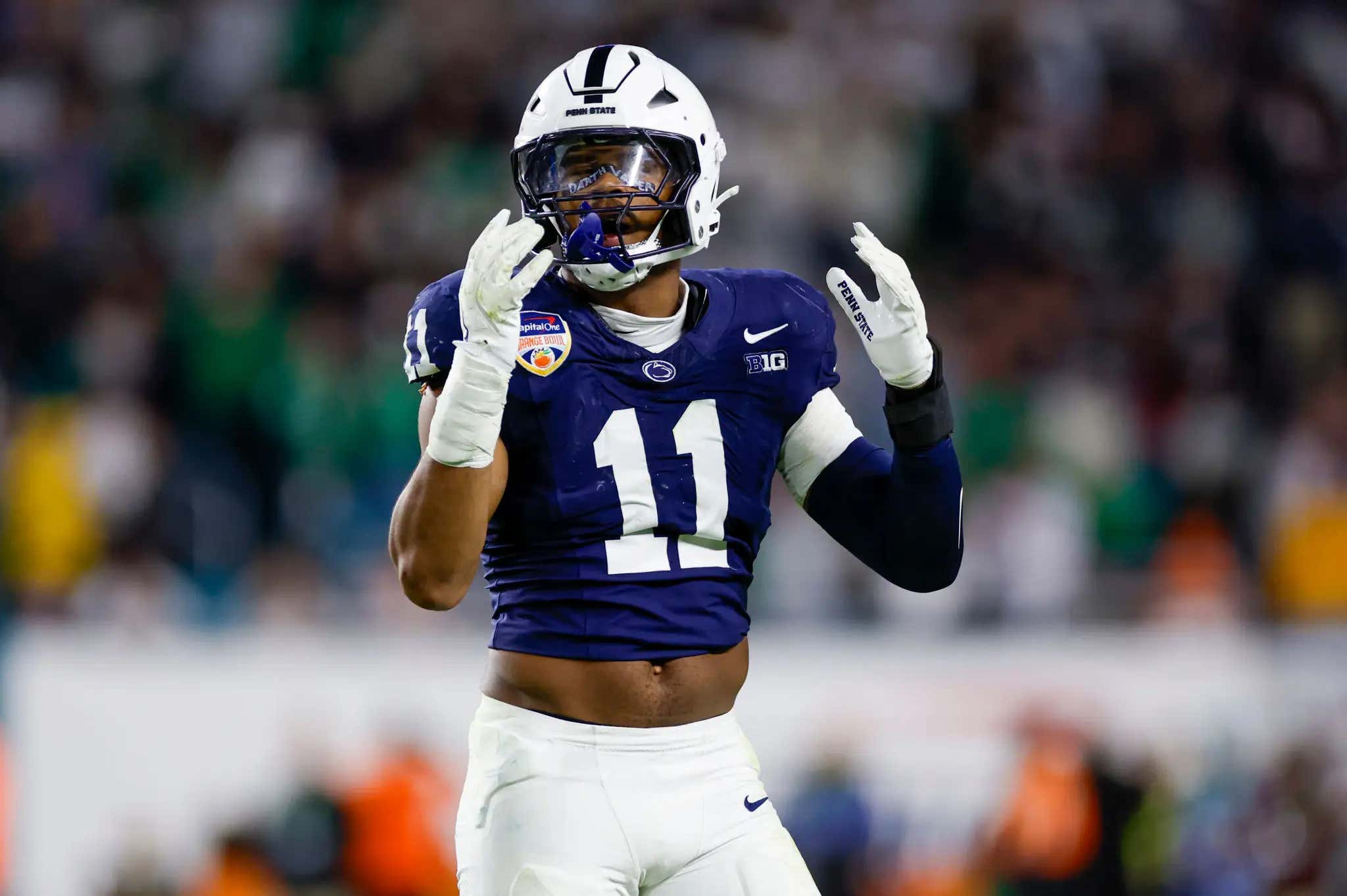 Don't Want, Need The Giants To Draft Abdul Carter After He Posted A Picture Of Lawrence Taylor And Teased Us Of Greatness