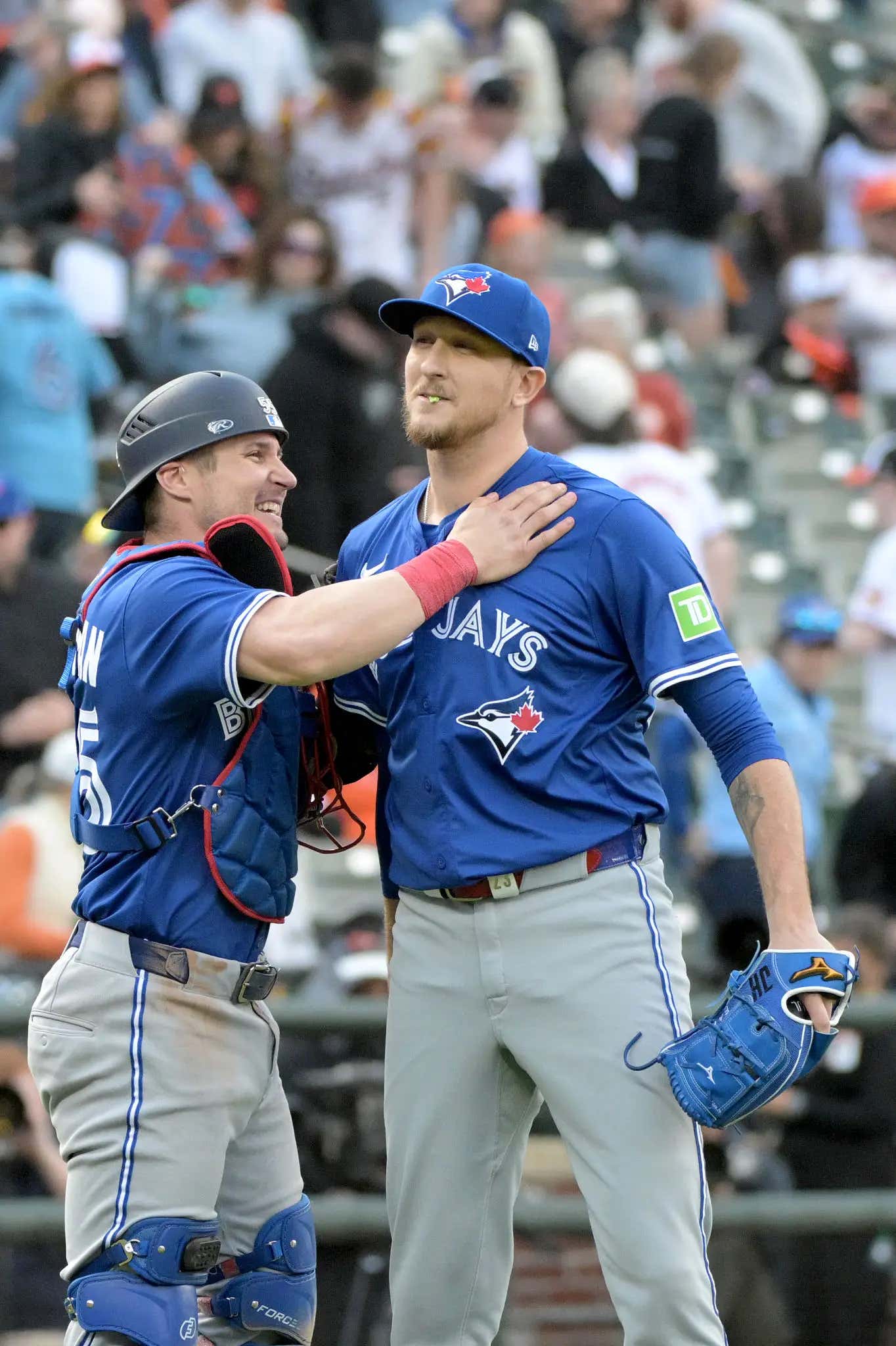 Jeff Hoffman Blew A Kiss To The Orioles Dugout After The O's Front Office Flagged Hoffman's Shoulder And Pulled Their Contract Offer To Him This Past Offseason