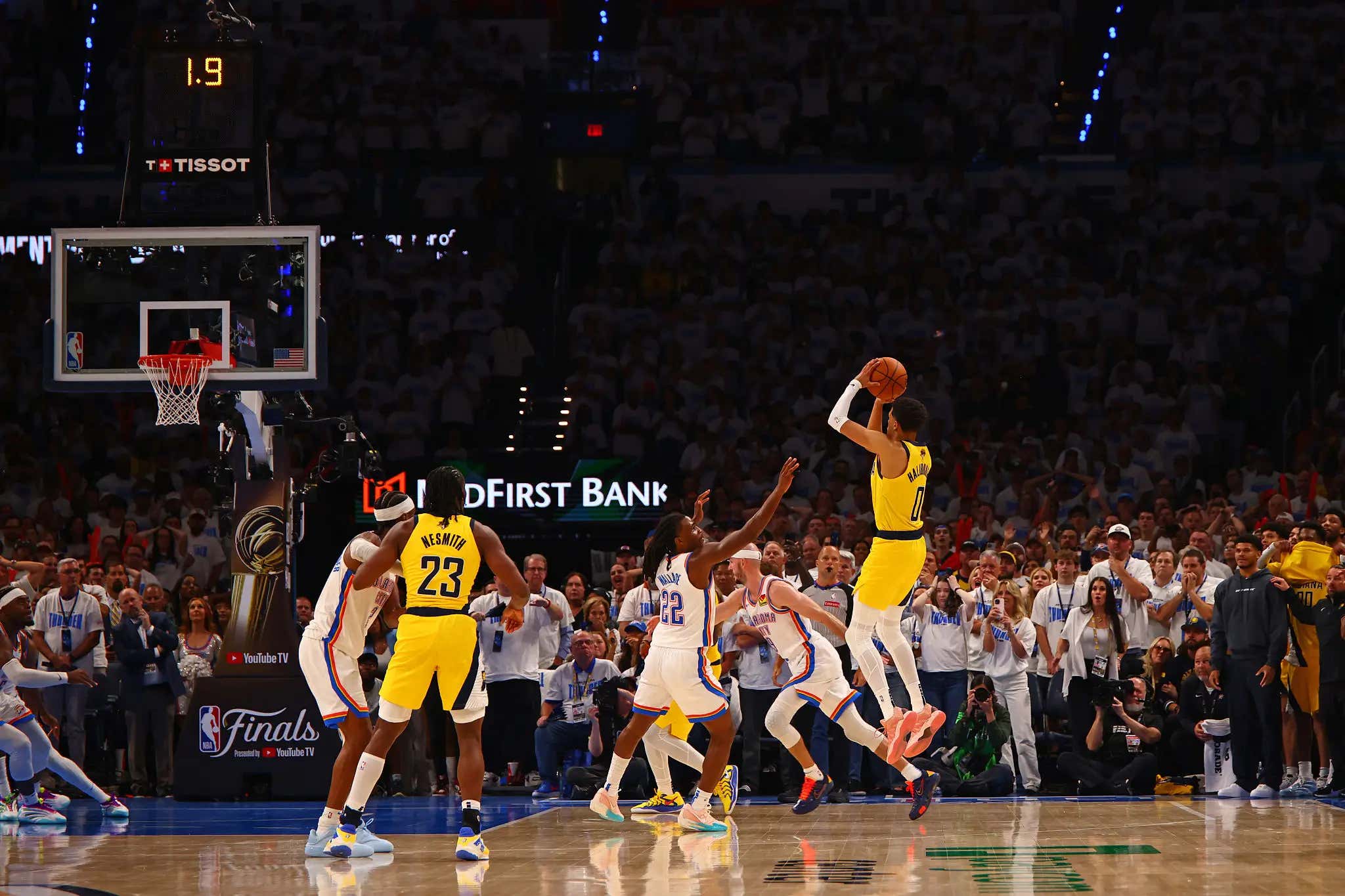 In 49 Other States - A TV Station In Indiana Cut Away From Pacers/Thunder Game With A Minute To Go Just So They Could Tease The Local News